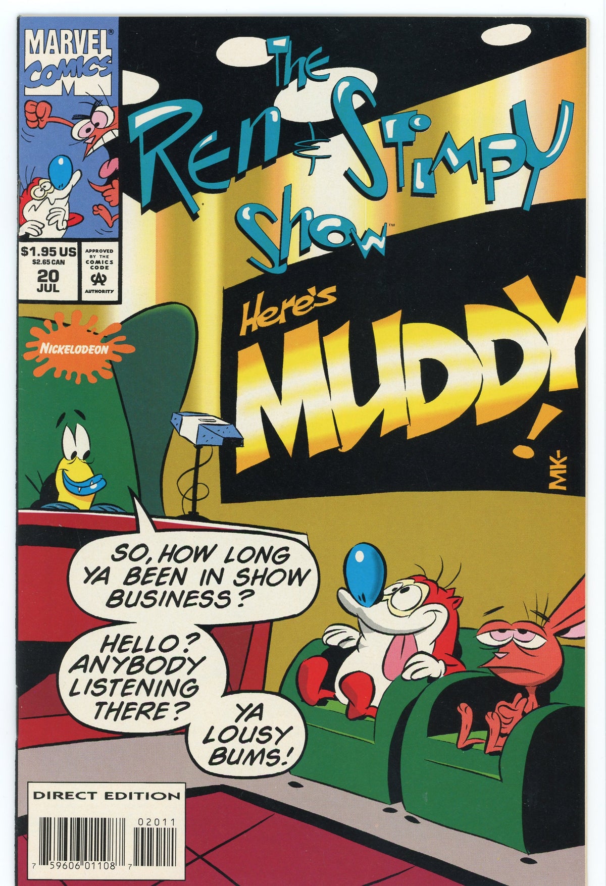 REN AND STIMPY SHOW #20 NM HILARIOUS COVER VIVID HUES