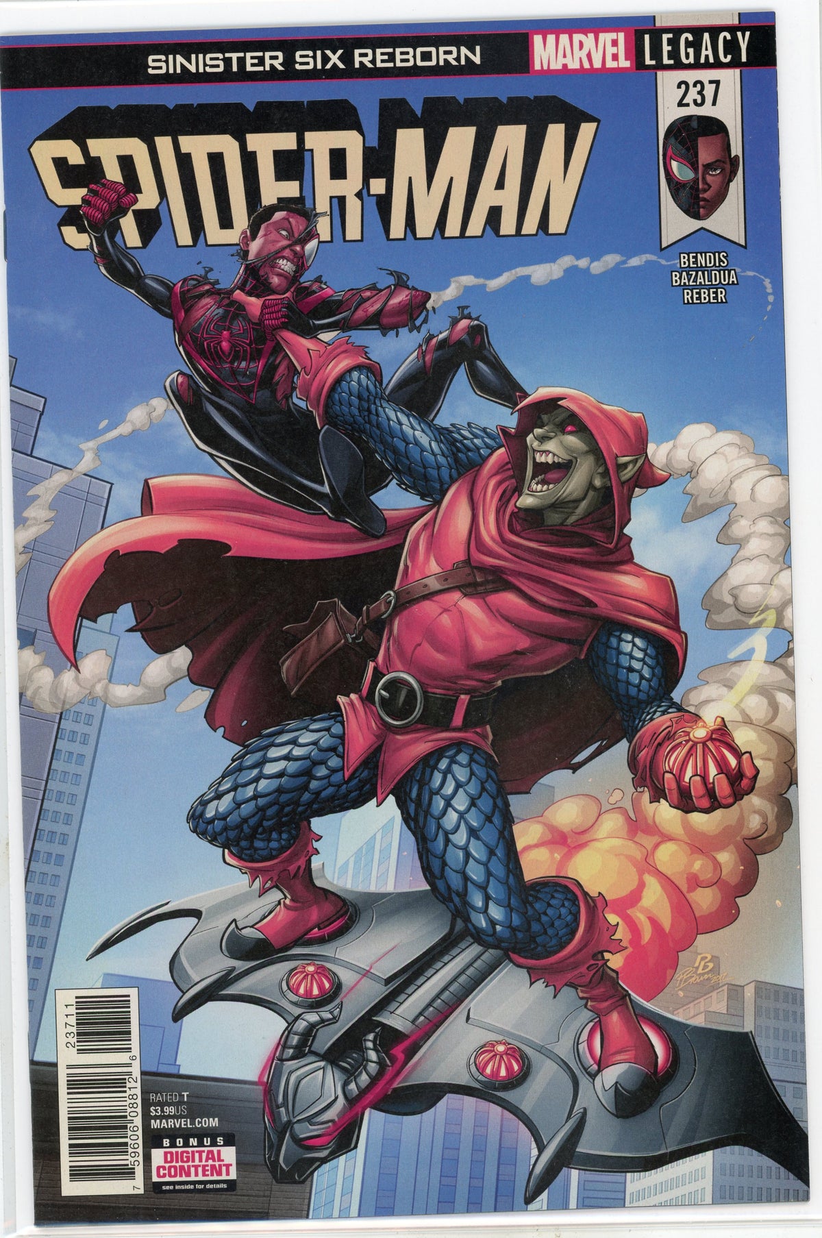 SPIDERMAN #237 NM BENDIS WORK AWE INSPIRING HOBGOBLIN BATTLE COVER