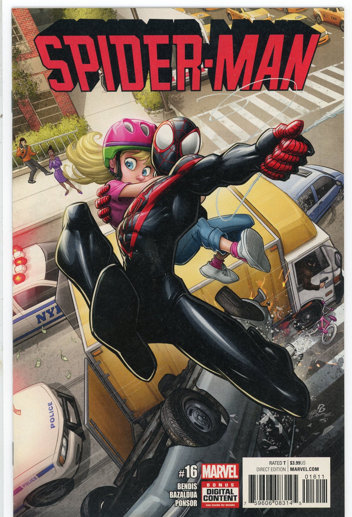 SPIDERMAN #16 NM SHINY GLOSSY ADVENTUROUS COVER GEM