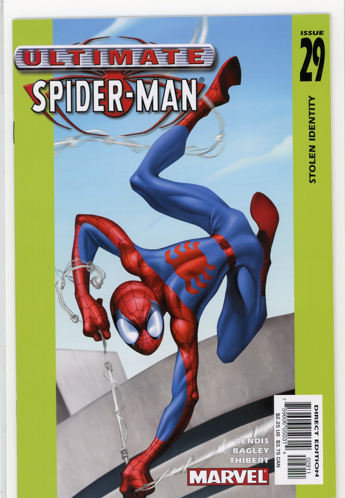 ULTIMATE SPIDERMAN #29 NM BENDIS BAGLEY WORK GLOSSY COVER GEM