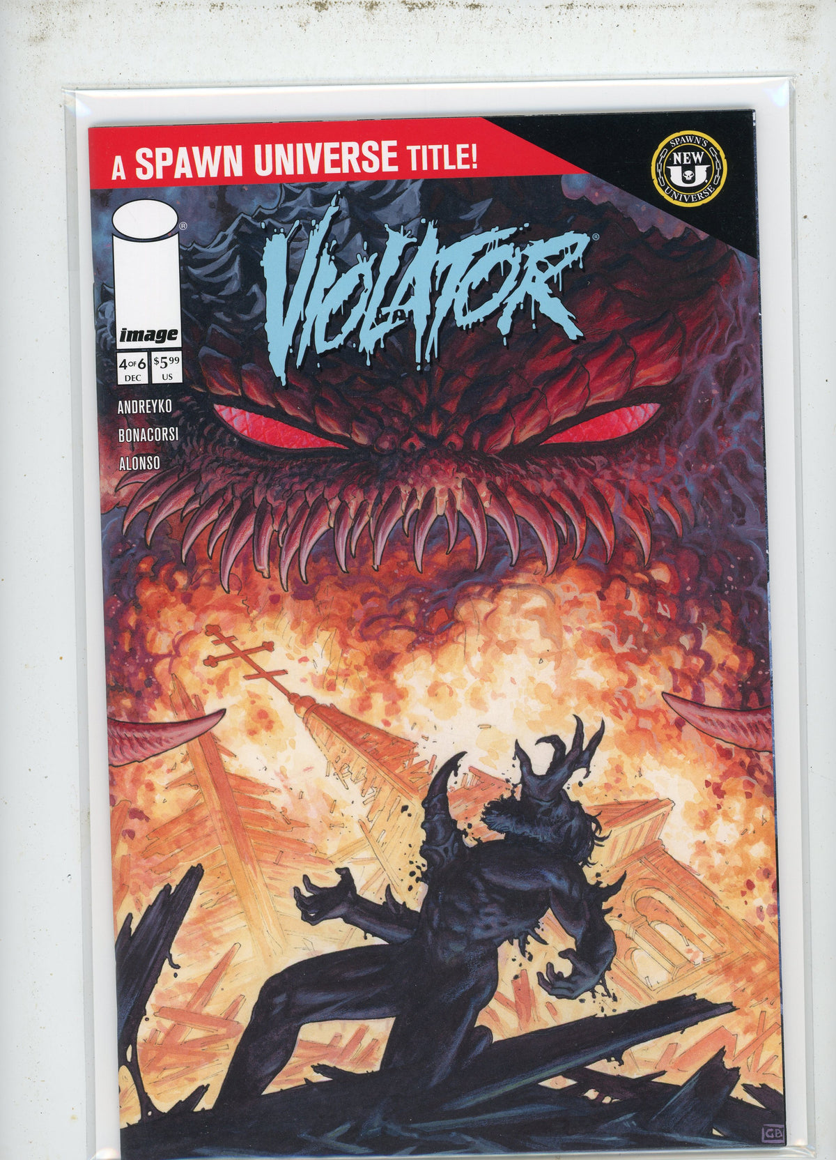 VIOLATOR #4 OF 6 NM MIND BLOWING COVER GLOSSY SHEEN