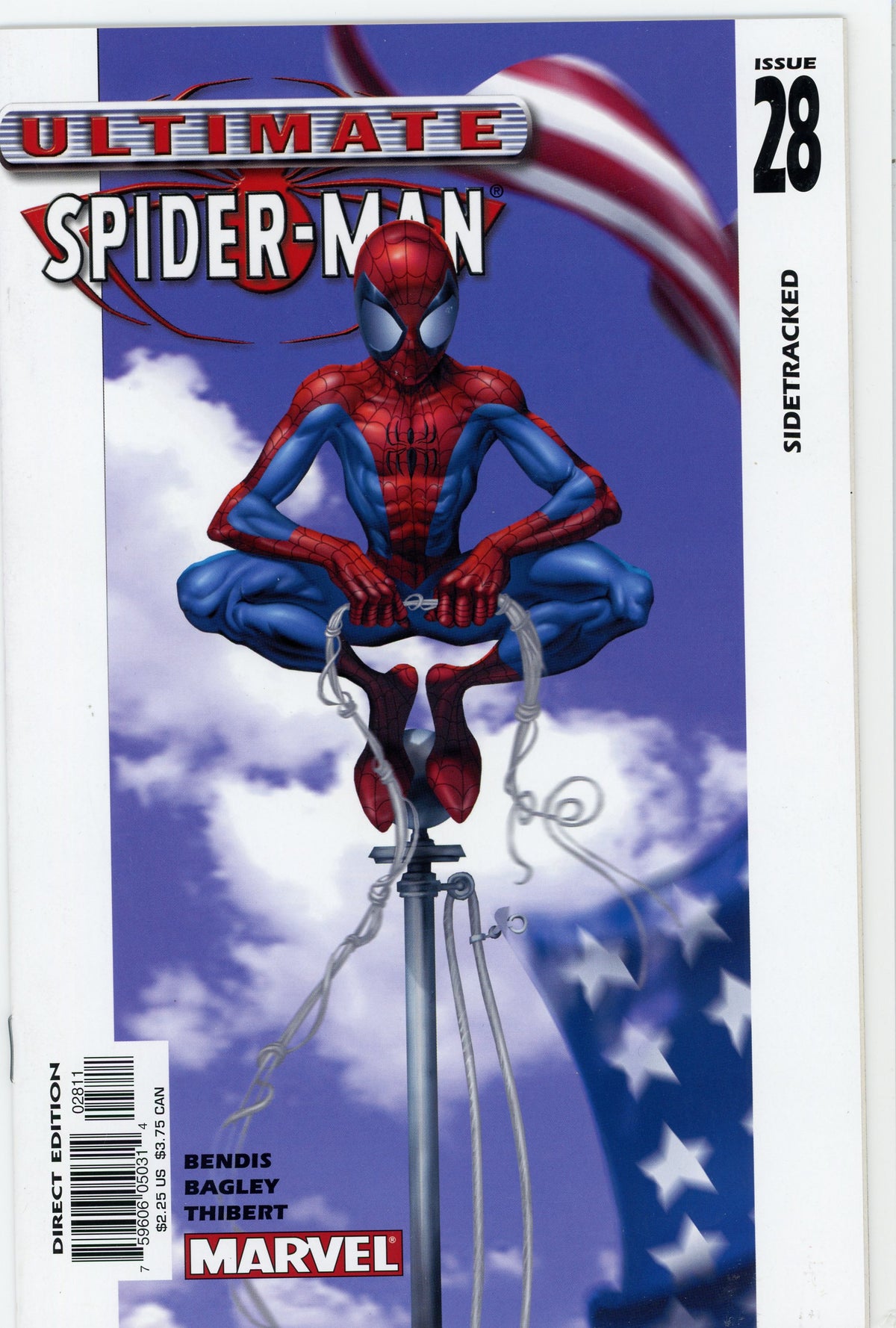 ULTIMATE SPIDERMAN #28 NM BENDIS BAGLEY WORK REMARKABLE COVER GREAT GLOSS