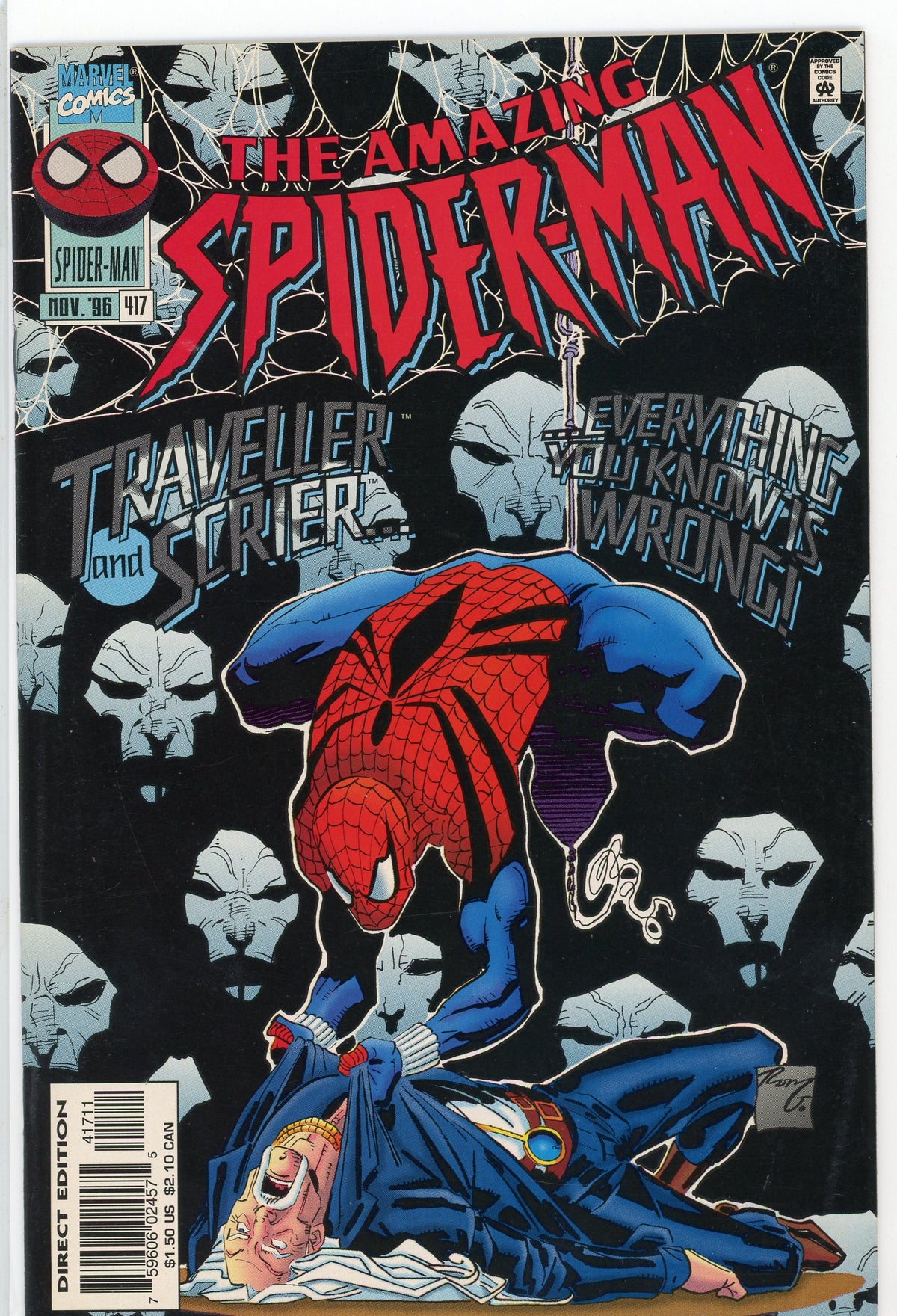 AMAZING SPIDERMAN #417 NM CLASSIC COVER BRILLIANT SHEEN