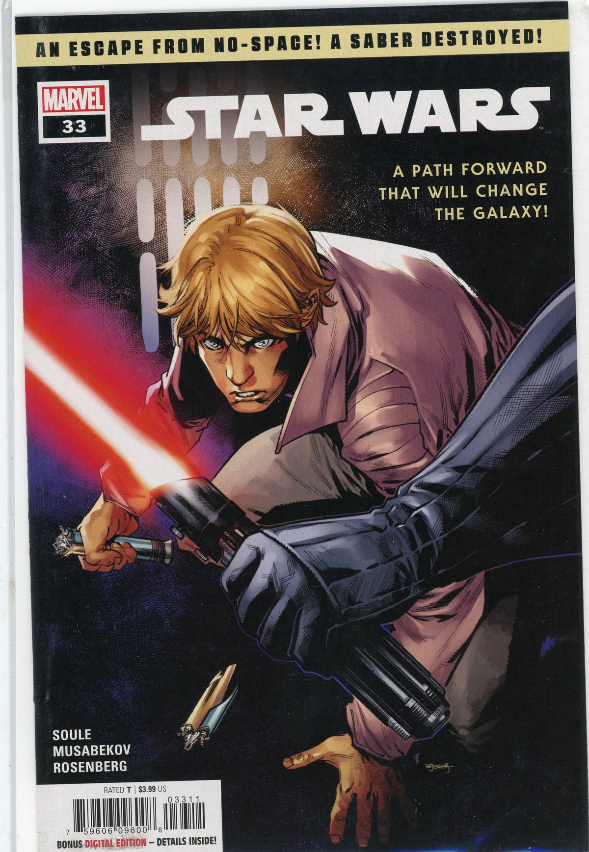 STAR WARS #33 NM SOULE WORK SPECTACULAR BATTLE COVER