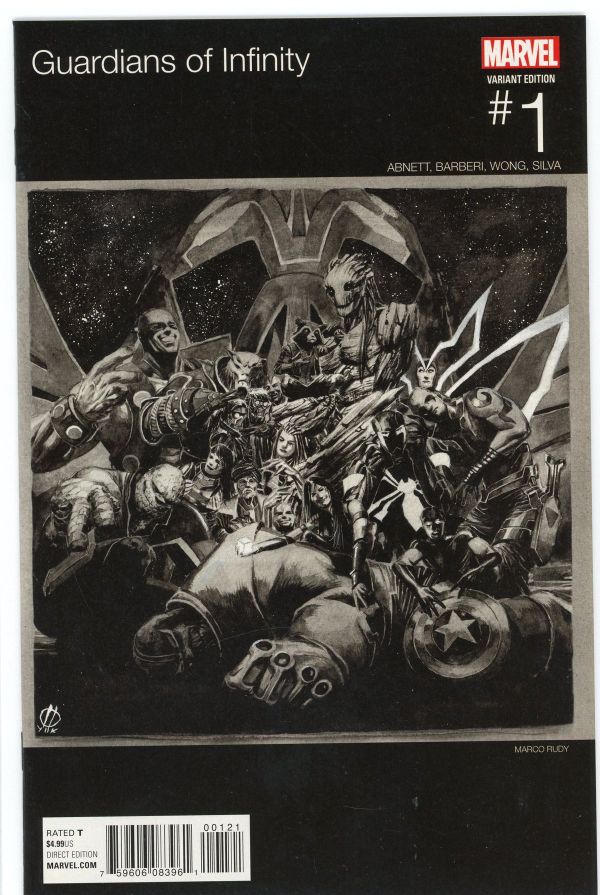 GUARDIANS OF INFINITY #1 NM VARIANT ED. HIP HOP COVER
