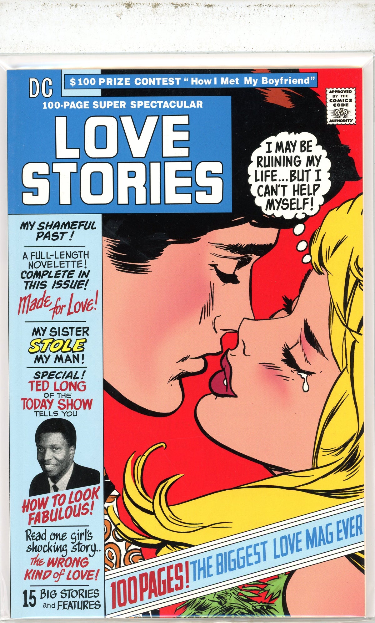 LOVE STORIES 100 PAGE SPECTACULAR NM SENSATIONAL GLOSS STEAMY COVER