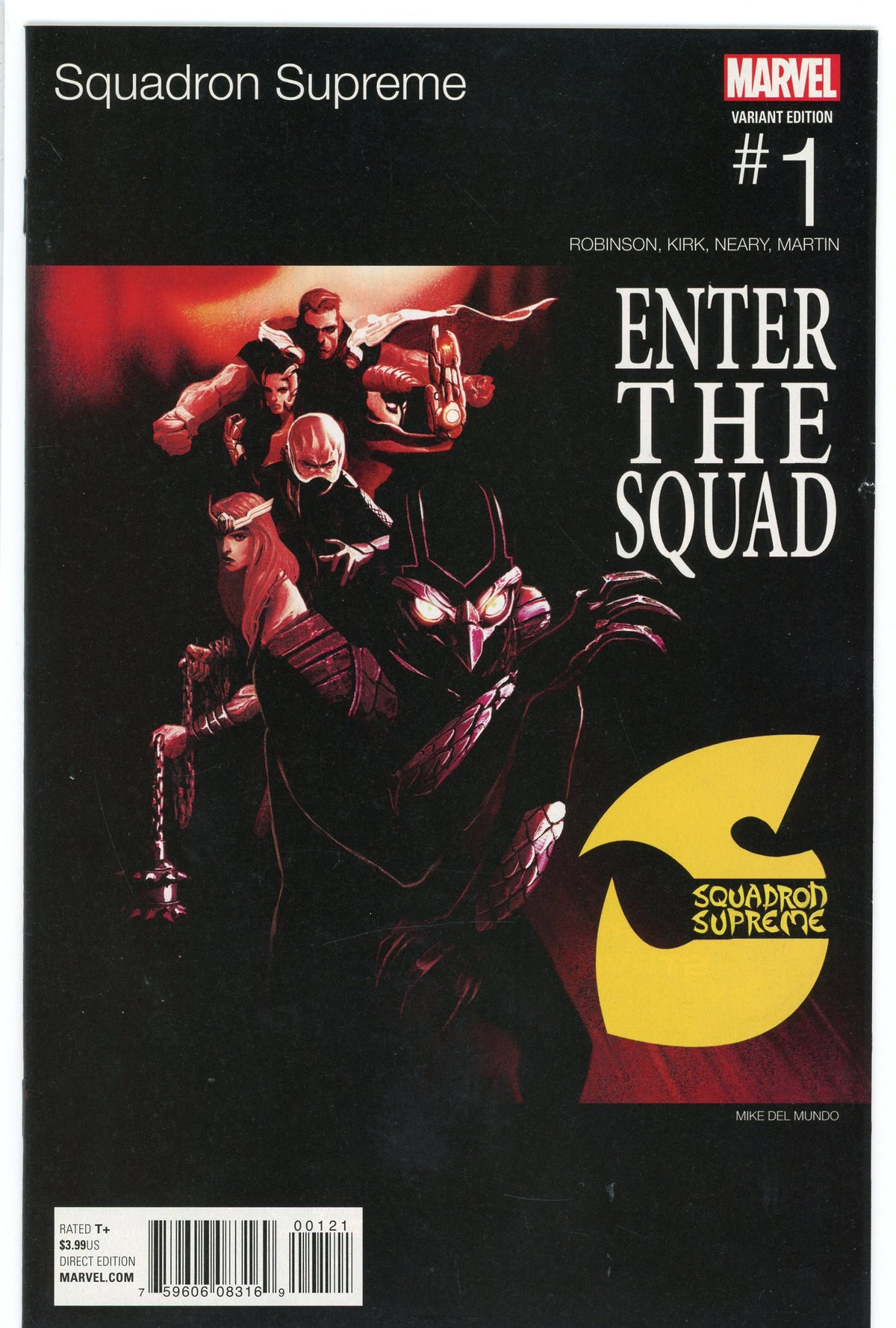 SQUADRON SUPREME #1 HIP HOP VARIANT COVER ENTER THE SQUAD POP CULTURE GEM