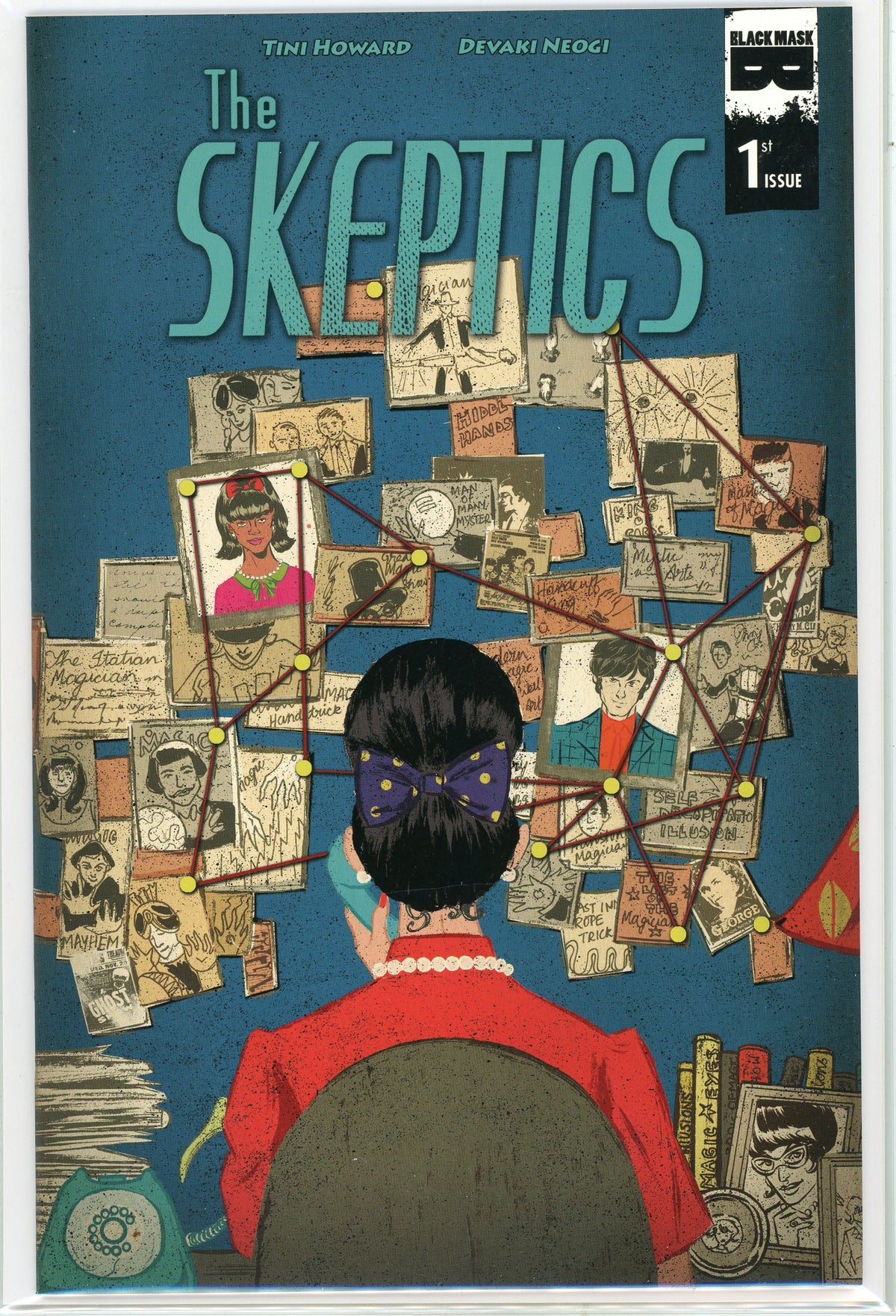 THE SKEPTICS #1 NM BLACK MASK COMICS GLOSSY SHEEN SENSATIONAL COVER