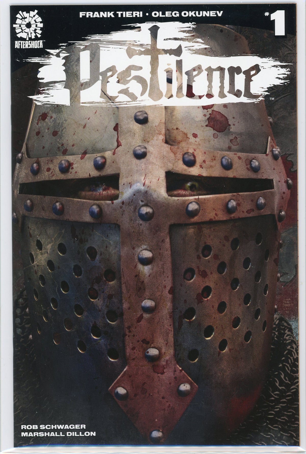 PESTILENCE #1 NM TERRIFYING COVER AFTERSHOCK COMICS BRILLIANT FINISH