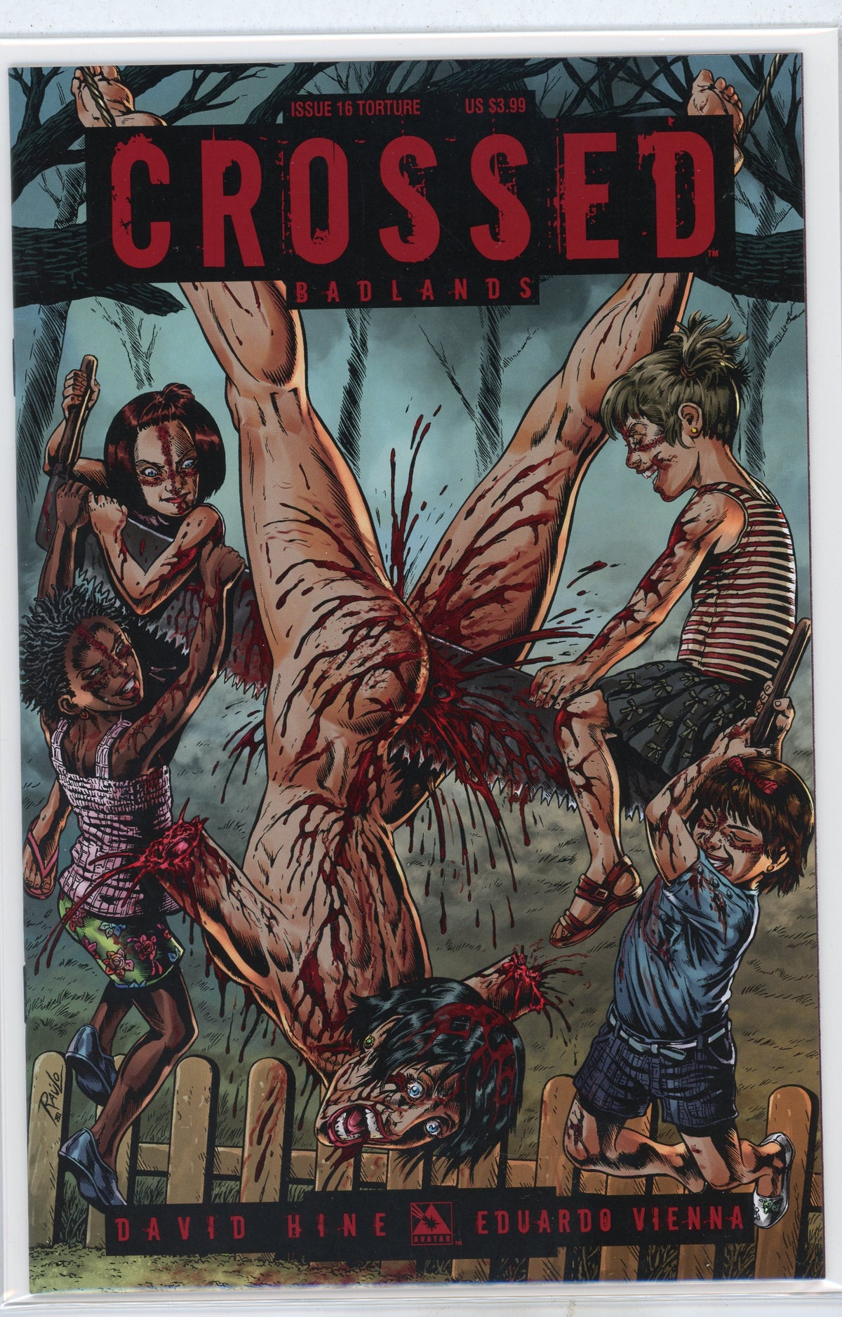 CROSSED BADLANDS #16 NM GRAPHIC HORROR COVER FANTASTIC GLOSS