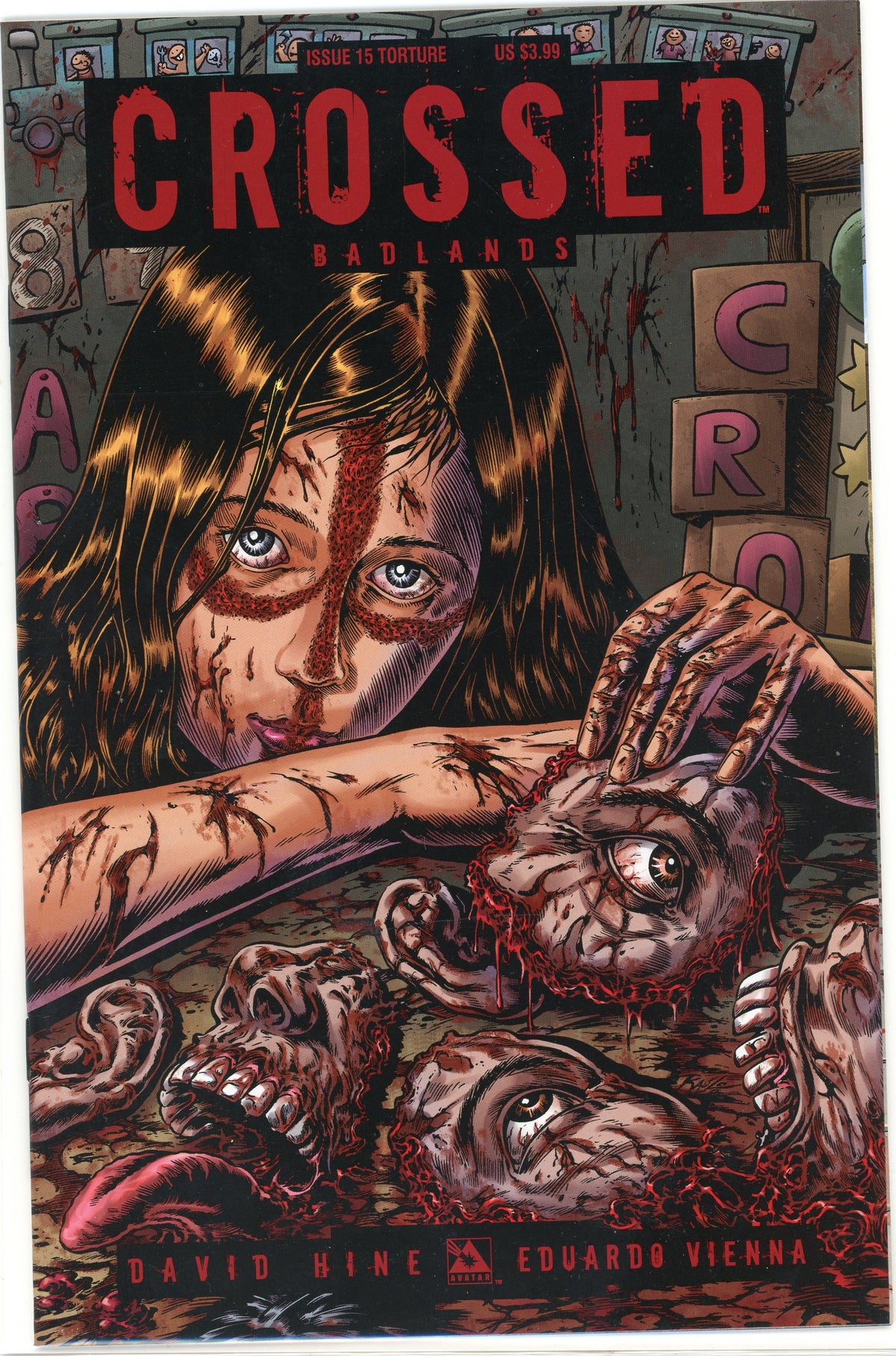 CROSSED BADLANDS #15 NM GRAPHIC HORROR COVER STUNNING GLOSS