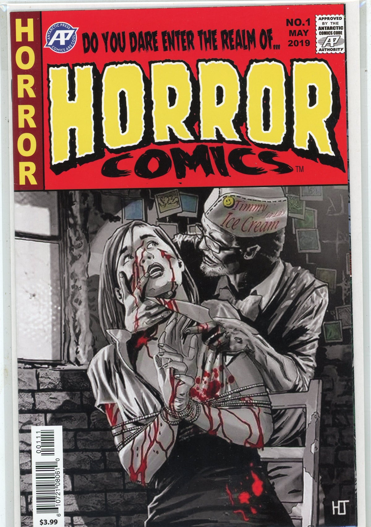 HORROR COMICS #1 NM TERRIFYING COVER BRILLIANT GLOSSY SHEEN