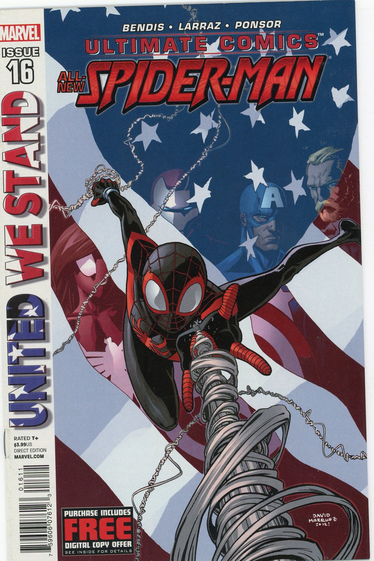 ULTIMATE COMICS ALL NEW SPIDERMAN #16 NM PATRIOTIC COVER GREAT GLOSS
