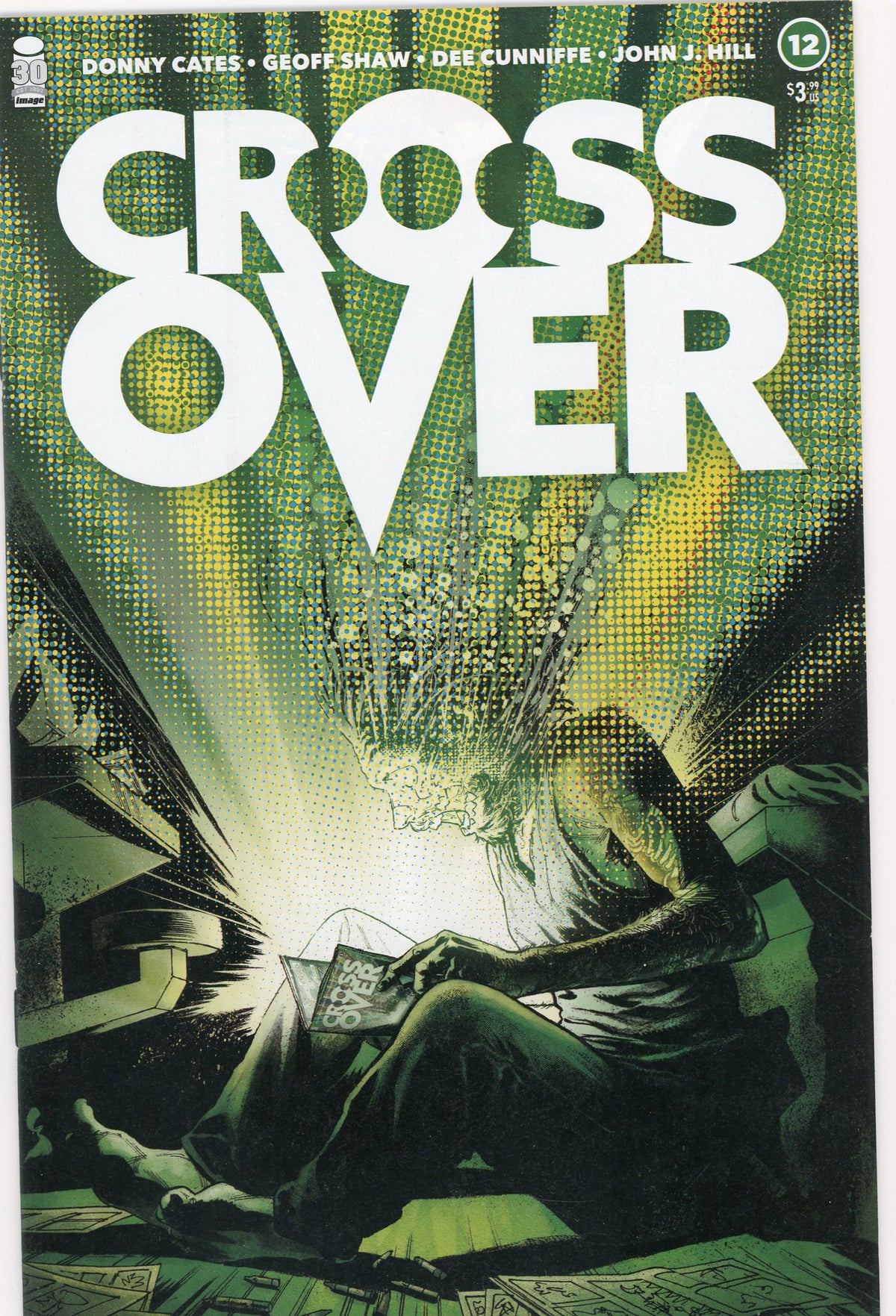 CROSS OVER #12 NM MIND BLOWING HORROR GEM VIBRANT SHEEN
