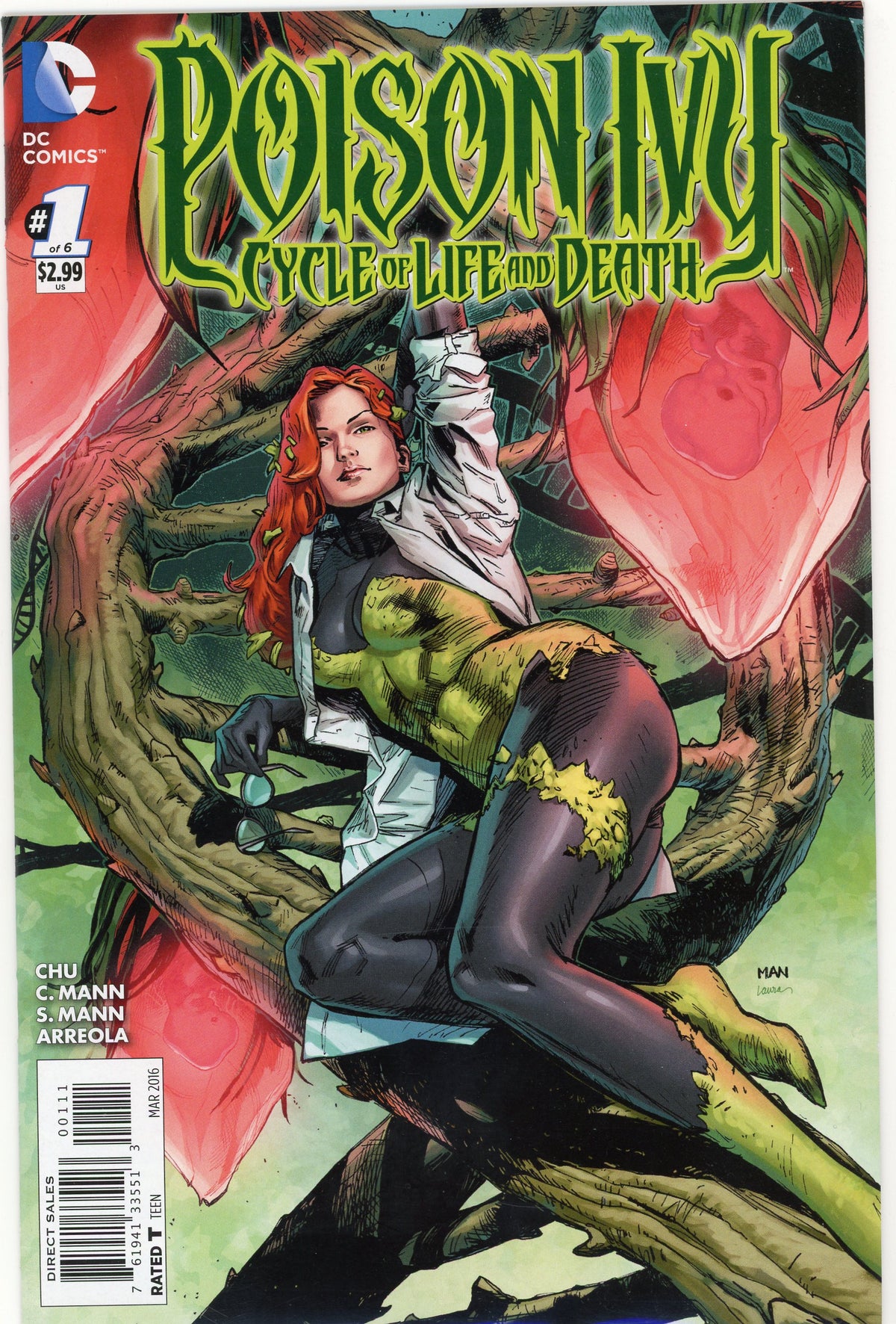 POISON IVY #1  OF 6 CYCLE OF LIFE AND DEATH NM CHU WORK GLOSSY SEXY COVER