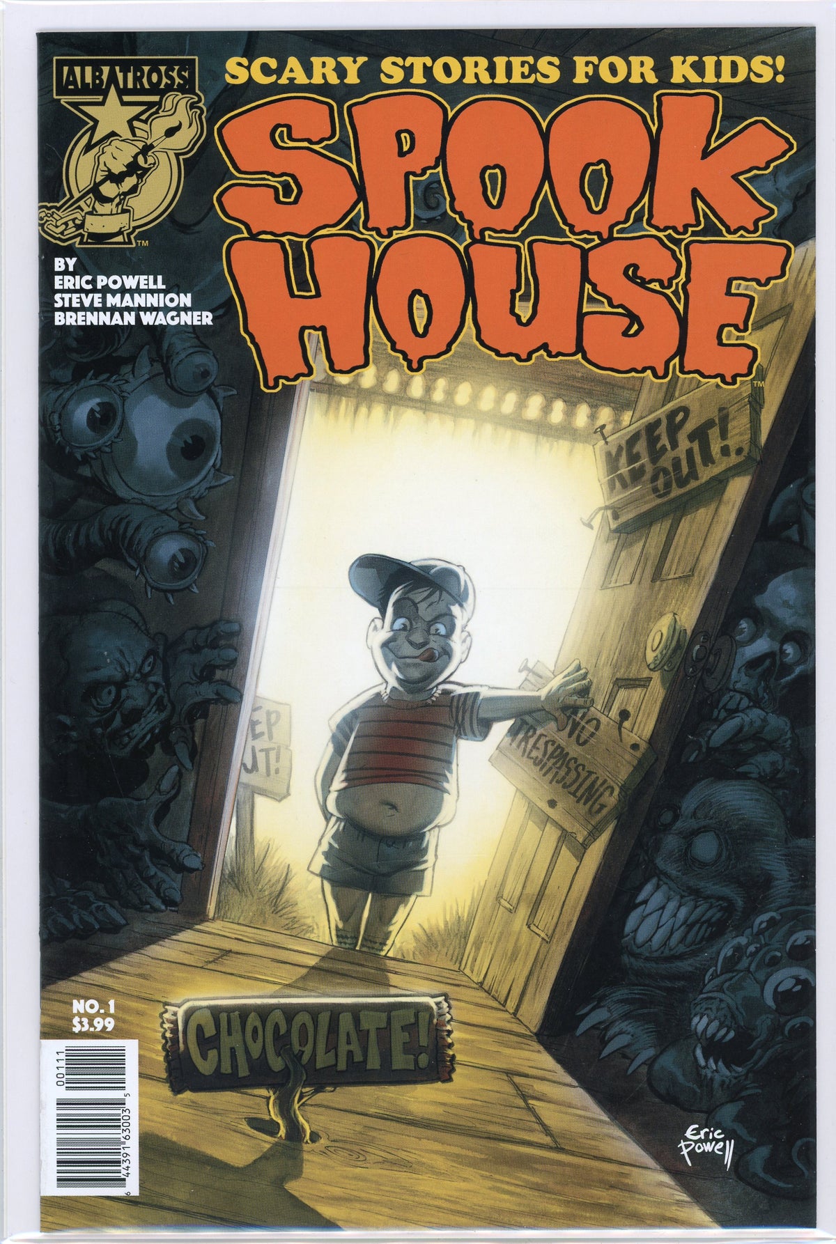 SPOOK HOUSE #1 NM SCARY STORIES FOR KIDS GREAT COVER STUNNING FINISH