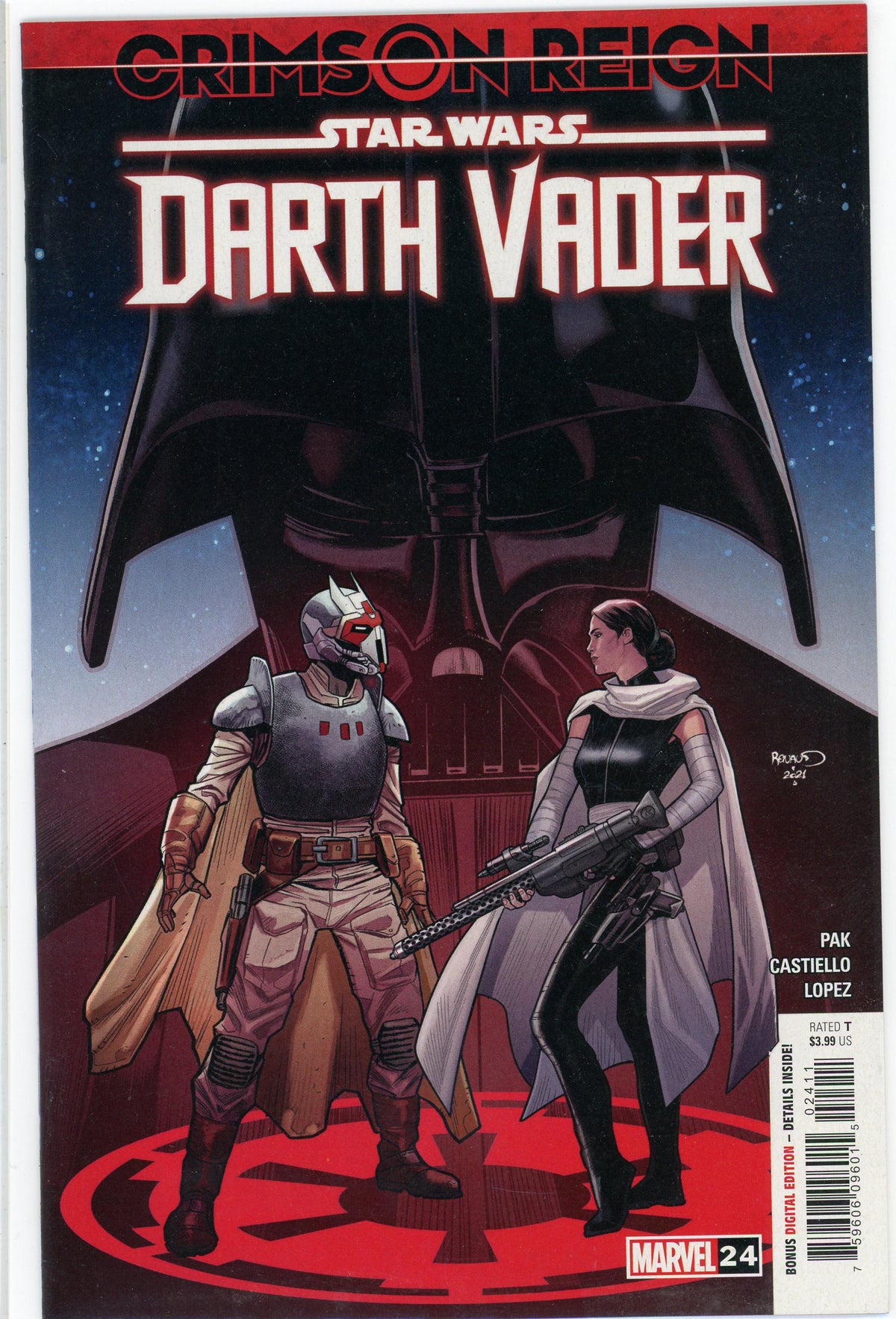 STAR WARS DARTH VADER #24 NM CRIMSON REIGN MENACING COVER PAK WORK