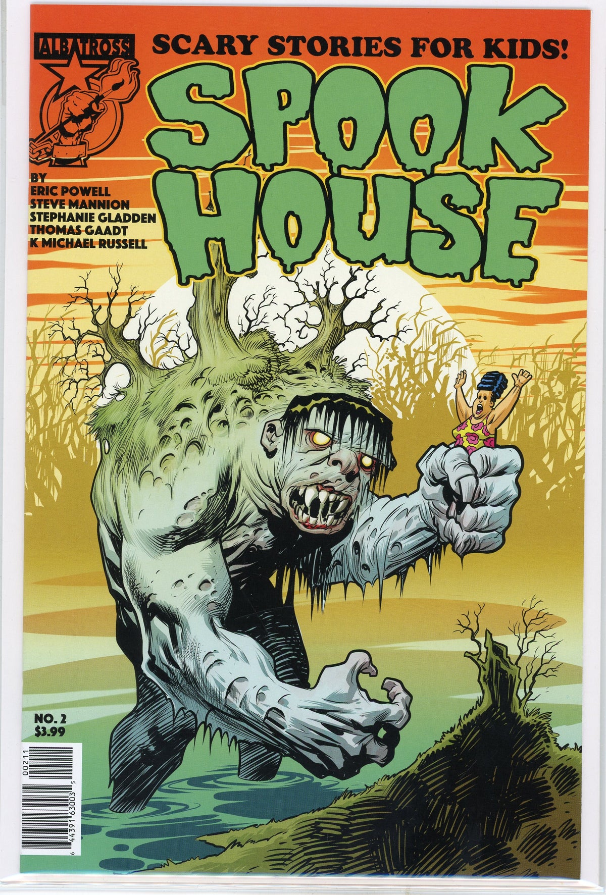 SPOOK HOUSE #2 SCARY STORIES FOR KIDS NM GREAT MONSTER COVER GEM