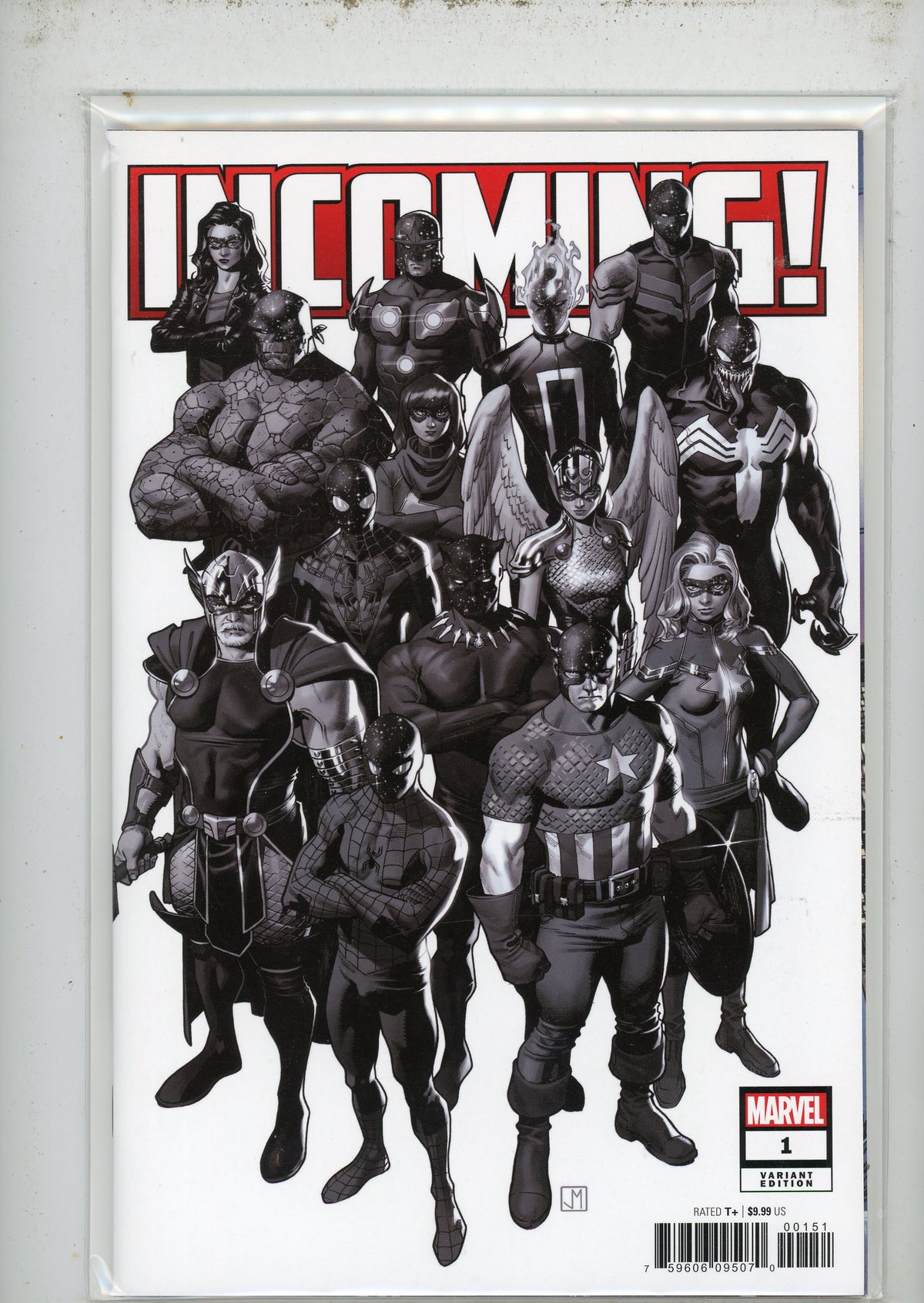 INCOMING #1 NM SKETCH VARIANT STUNNING COVER KILLER GLOSS
