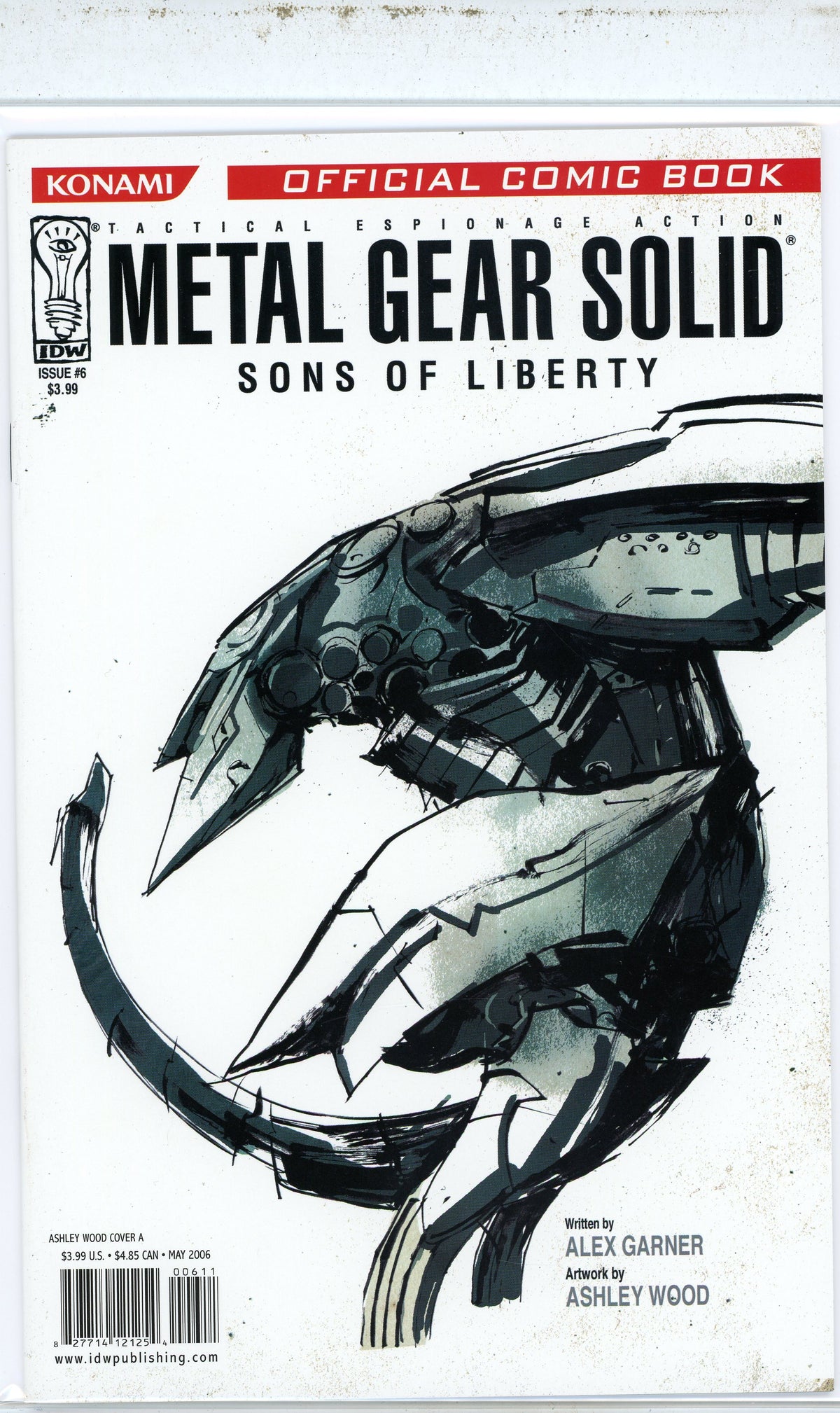 METAL GEAR SOLID #6 SONS OF LIBERTY NM VISUALLY ARRESTING COVER NICE GLOSS