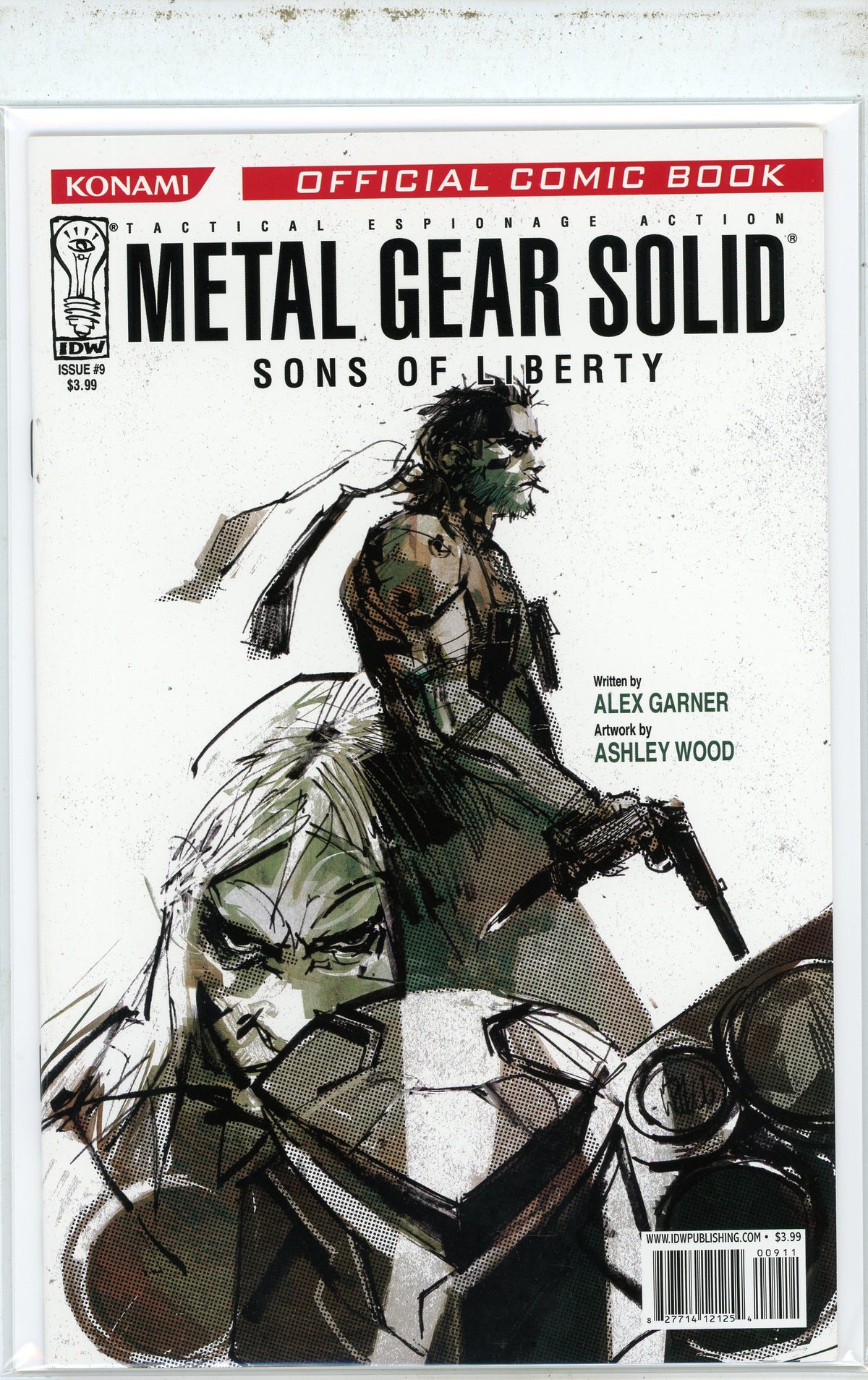 METAL GEAR SOLID #9 SONS OF LIBERTY NM HOT STUFF INCREDIBLE COVER AND GLOSS