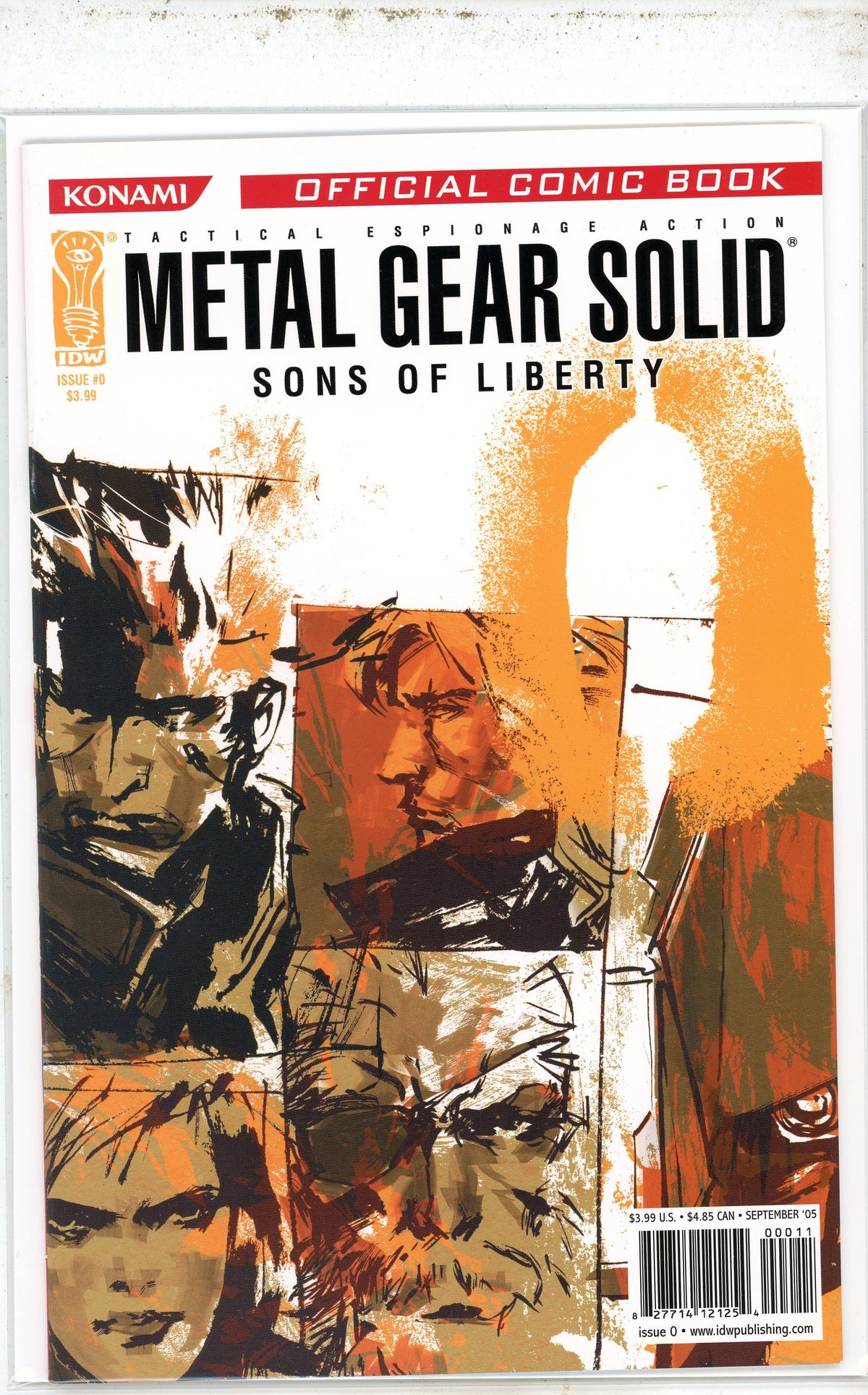 METAL GEAR SOLID #0 SONS OF LIBERTY NM VERY HOT NOW SPECTACULAR COVER