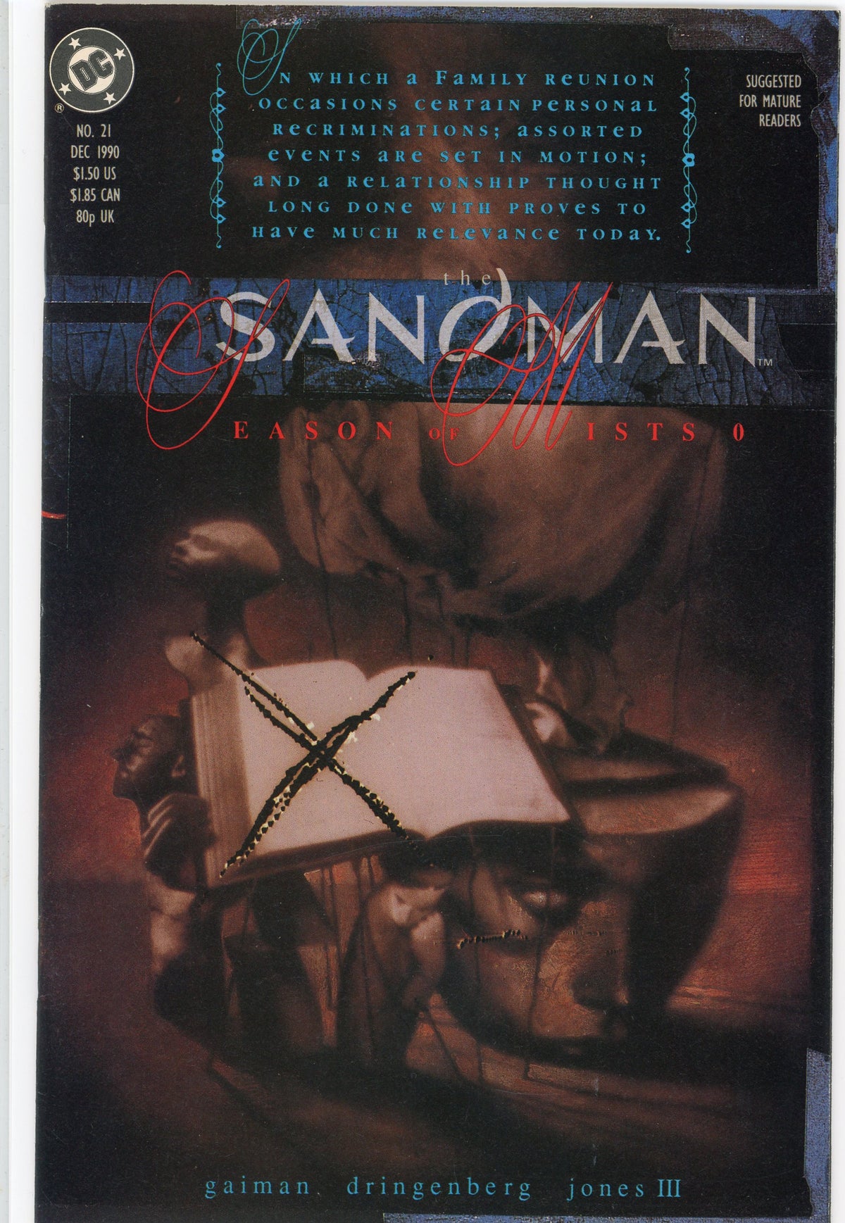 SANDMAN #21 NM SEASON OF MISTS FANTASTIC COVER GIAMAN WORK 1ST APP., DELERIUM