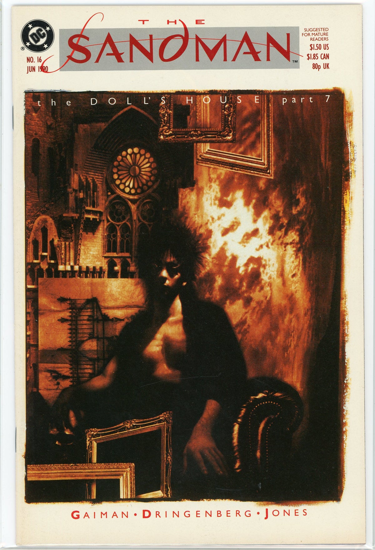SANDMAN #16 NM THE DOLL HOUSE PART 7 GIAMAN WORK AWE INSPIRING MCKEAN COVER