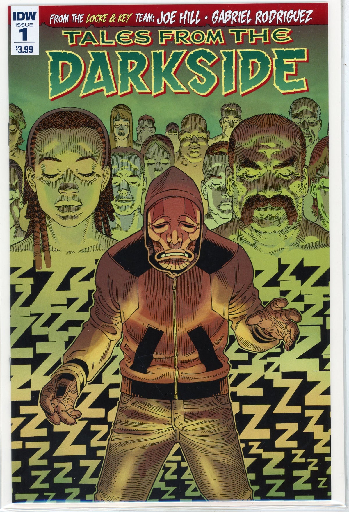TALES FROM THE DARKSIDE #1 NM HORRIFYING COVER MIND BLOWING GLOSSY SHEEN