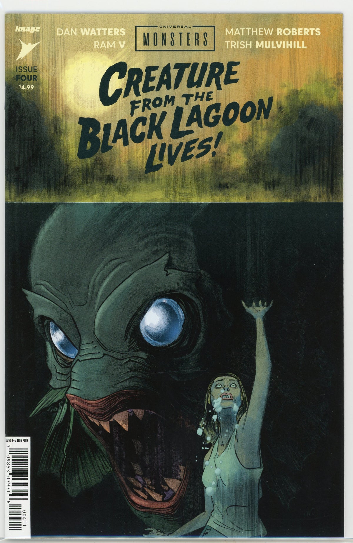 CREATURE FROM THE BLACK LAGOON LIVES #4 NM IMAGE COMICS UNIVERSAL MONSTERS
