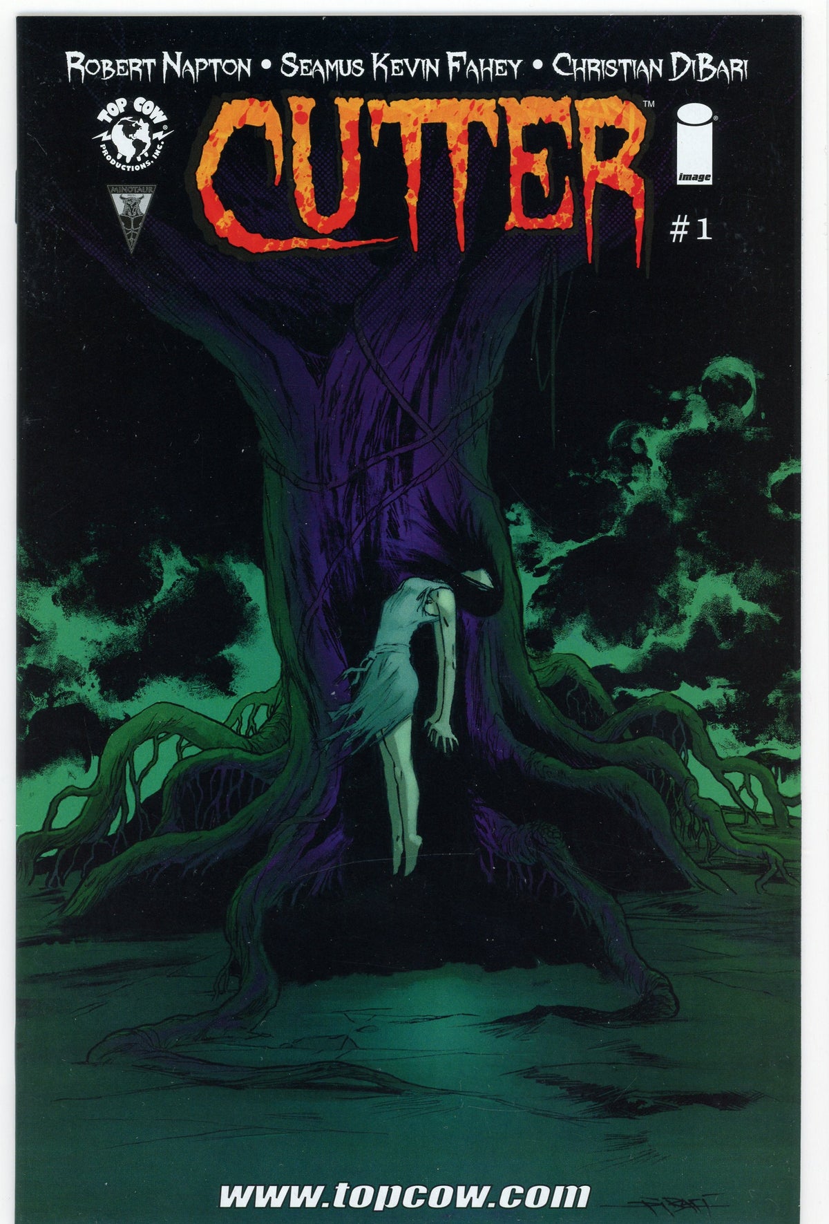 CUTTER #1 NM TERRIFYING COVER TERRIFIC GLOSS