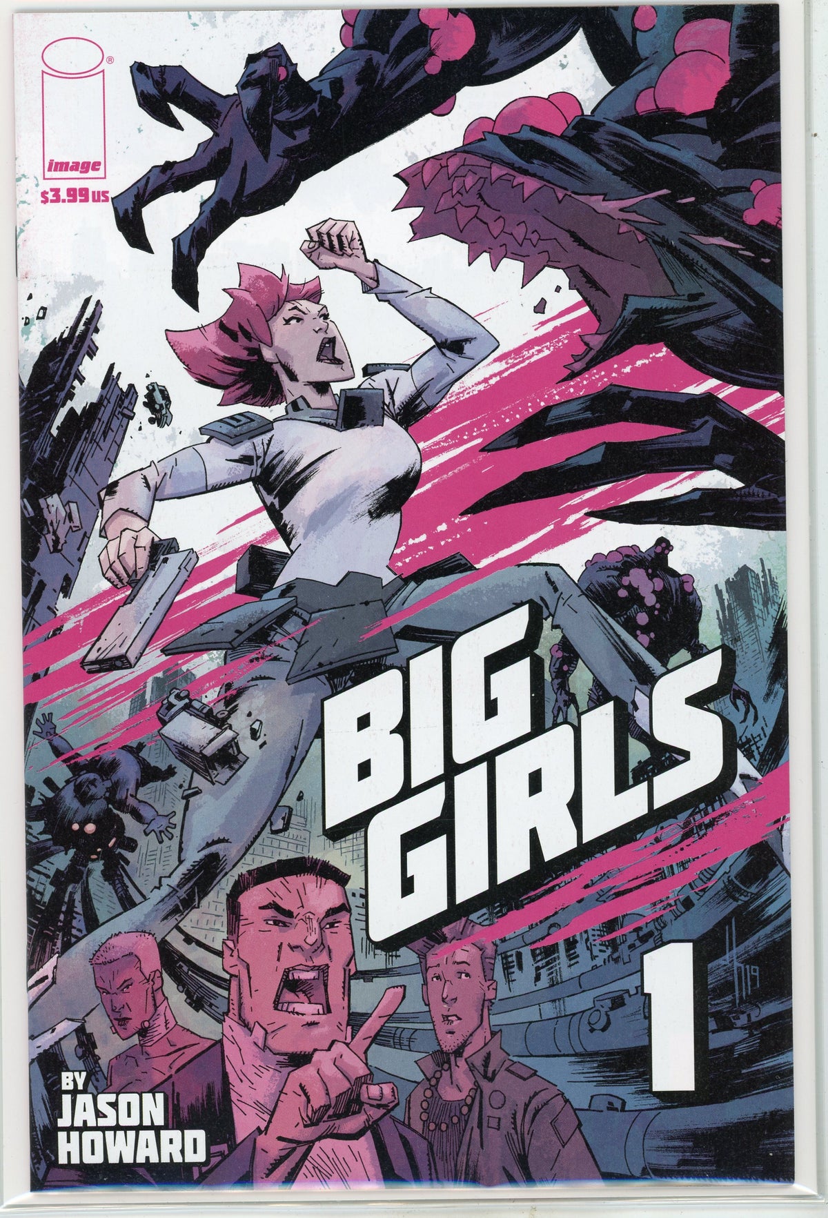 BIG GIRLS #1 NM ACTION PACKED COVER IMAGE COMICS BRILLIANT COLORS