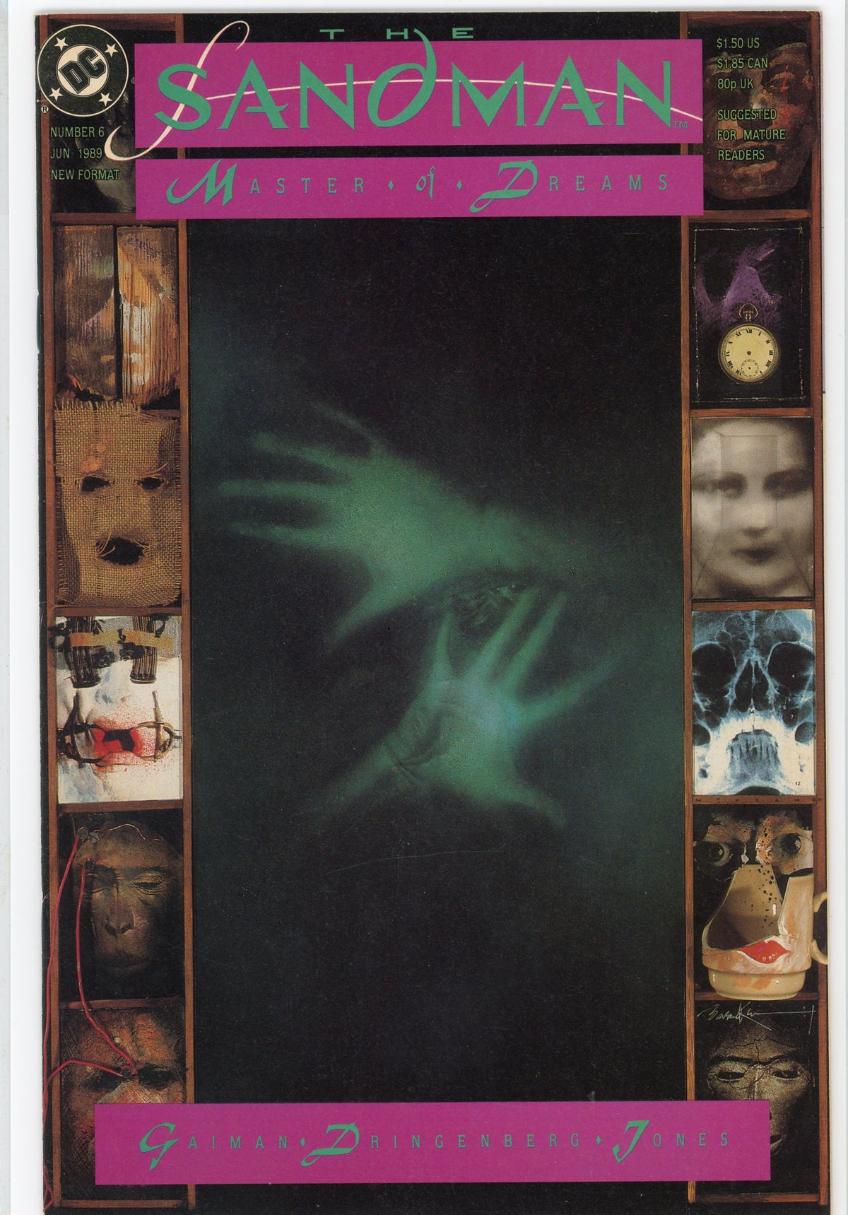 THE SANDMAN #6 MASTER OF DREAMS NM PHENOMENAL MCKEAN COVER GIAMAN WORK
