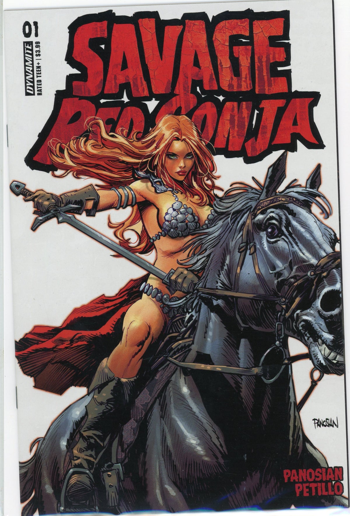 SAVAGE RED SONJA #1 NM PANOSIAN COVER VIBRANT HUES