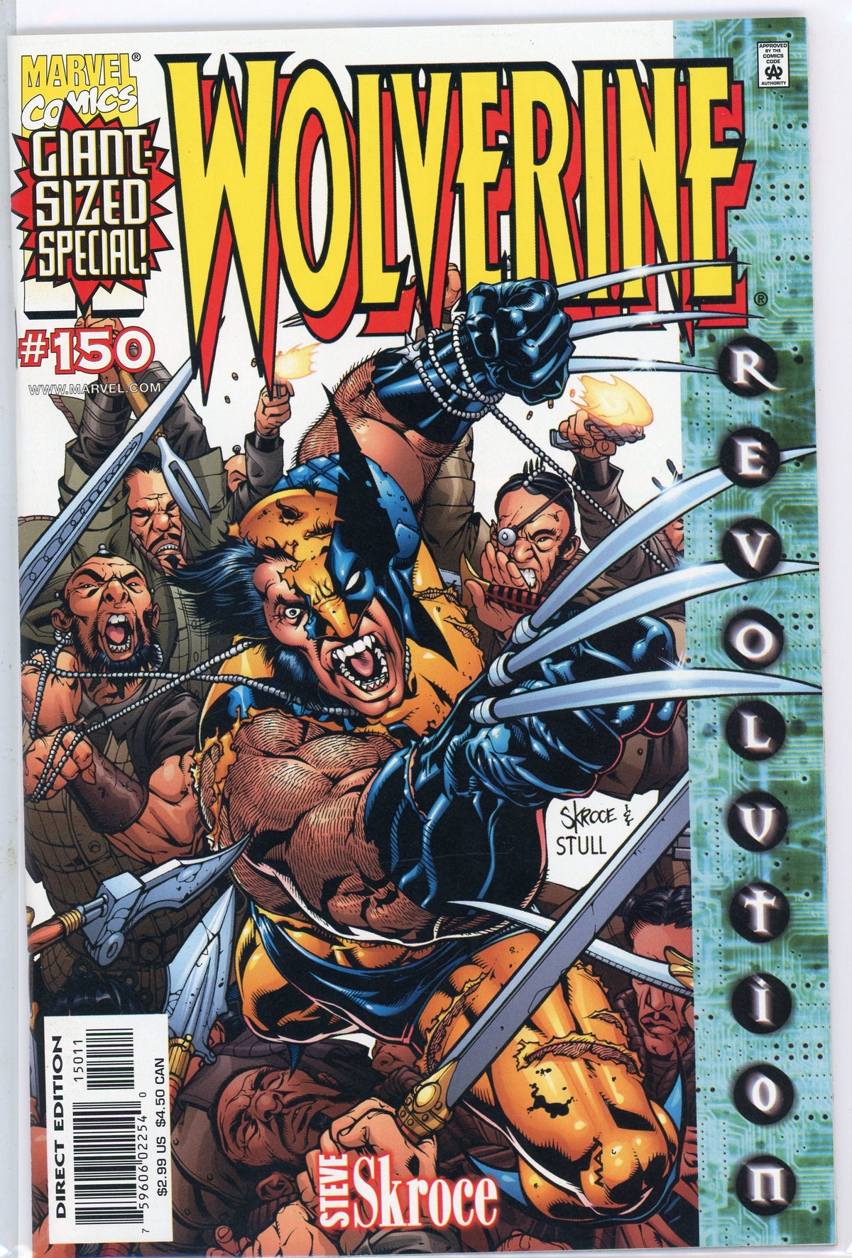 WOLVERINE #150 NM GIANT SIZE SPECTACULAR REVOLUTION SKROCE WORK VIVID COLORS