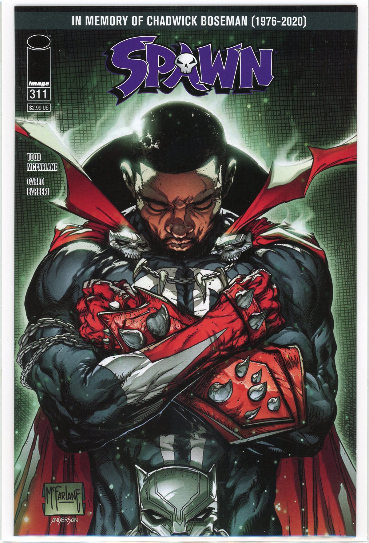 SPAWN #311 NM MCFARLANE BEAUTIFUL COVER VIBRANT HUES