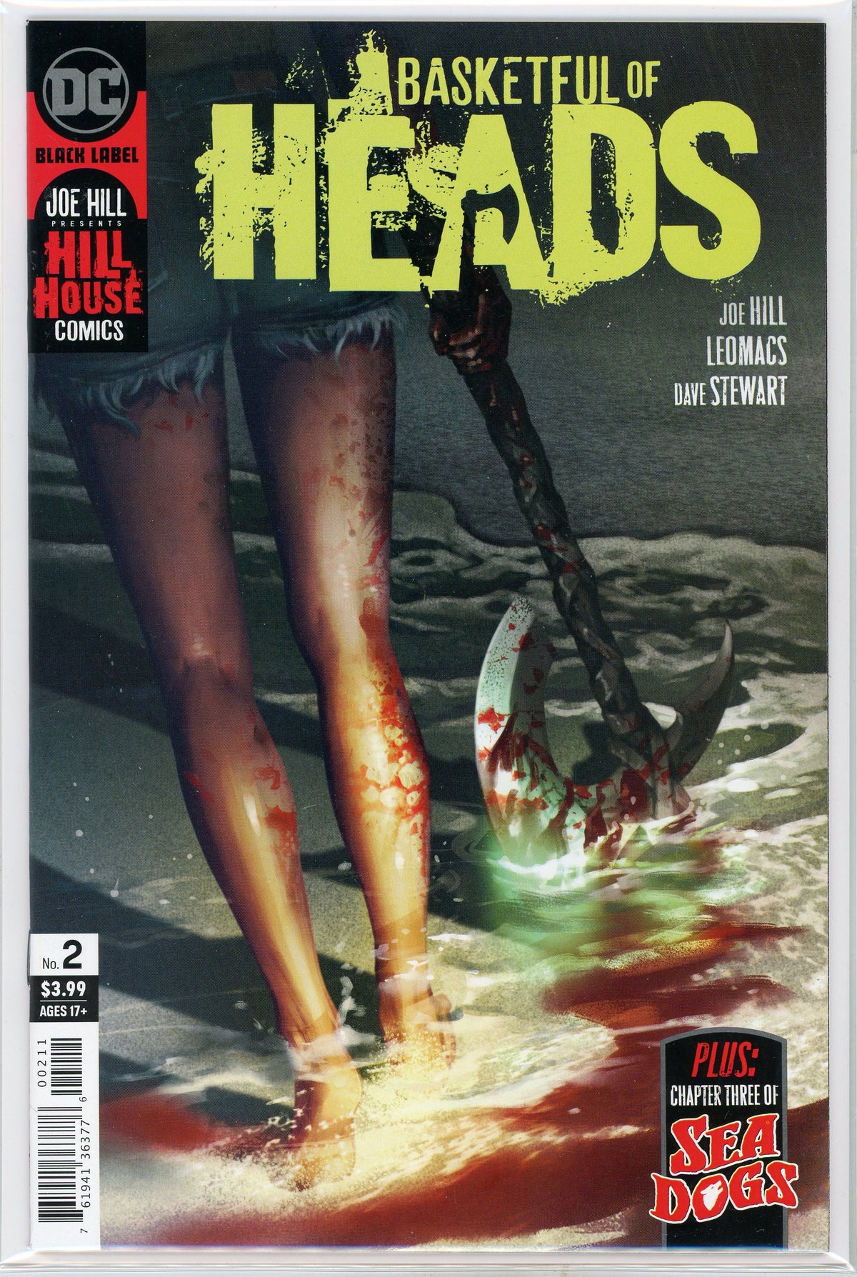 BASKETFUL OF HEADS #2 NM JOE HILL COMICS GLOSSY SHEEN TERRIFYING COVER