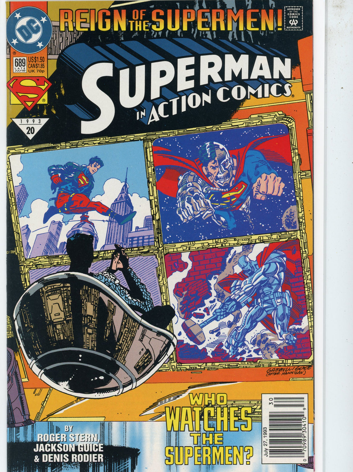 Action Comics #689 (1993) DC Comics – Superman: Reign of the Supermen