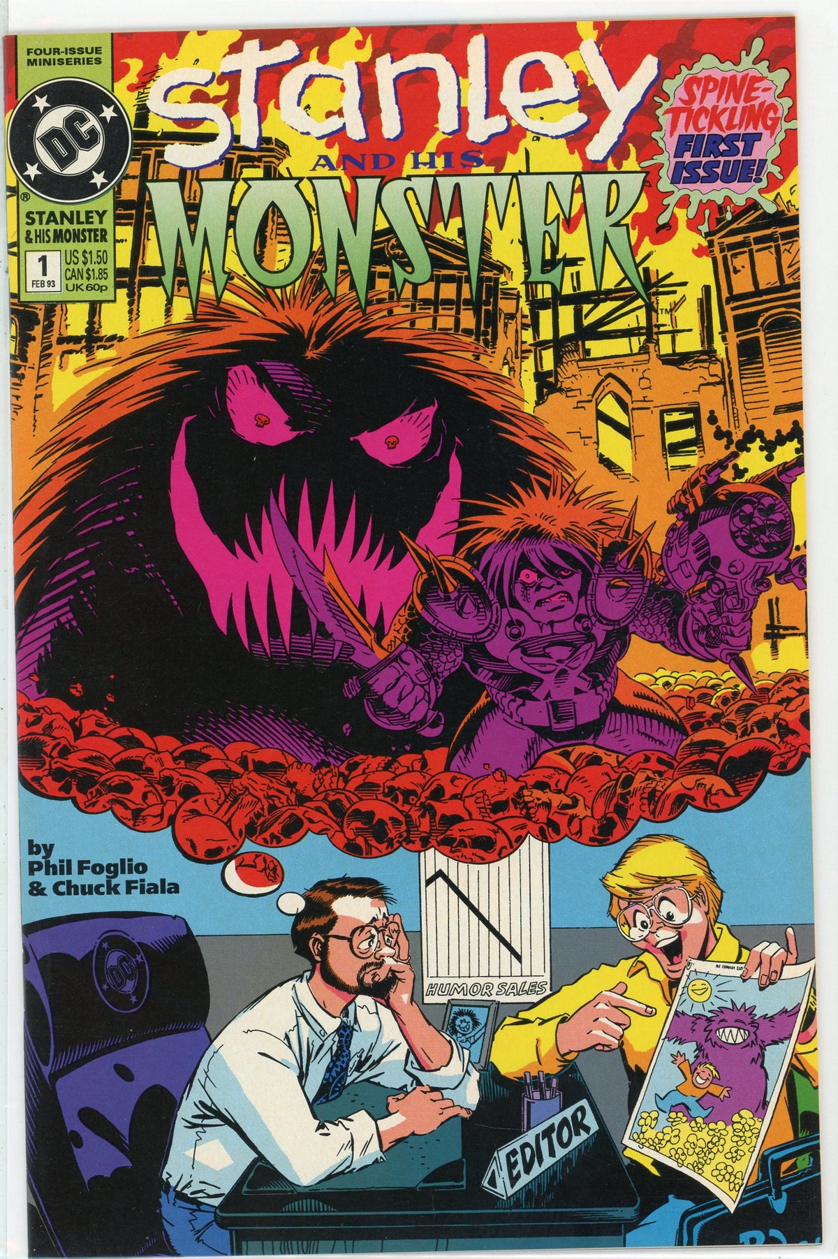 STANLEY AND HIS MONSTER #1 NM INCREDIBLE COVER KILLER GLOSS