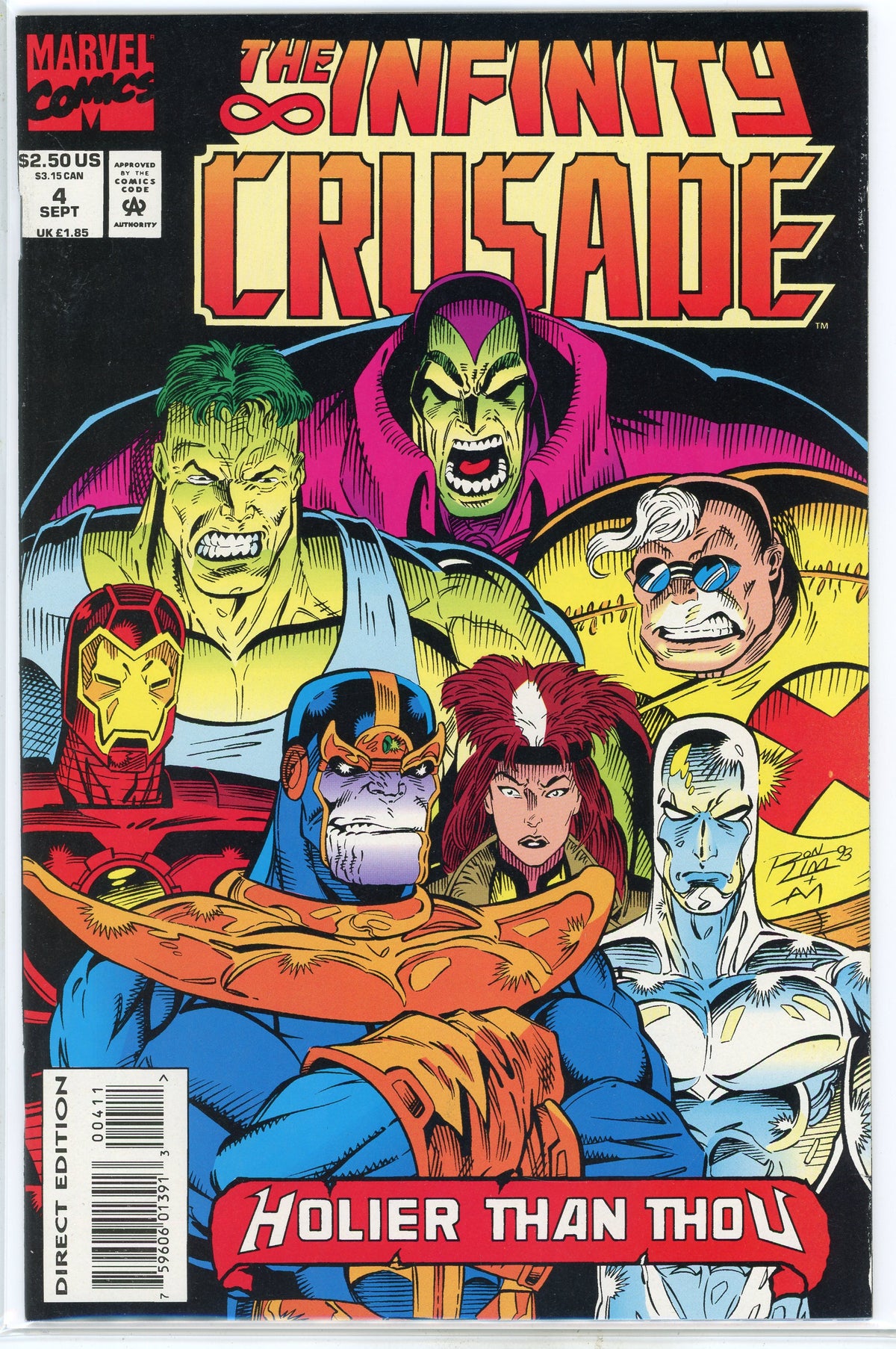 INFINITY CRUSADE #4 NM STUNNING SUPERPOWERED BEING COVER NICE COLORS