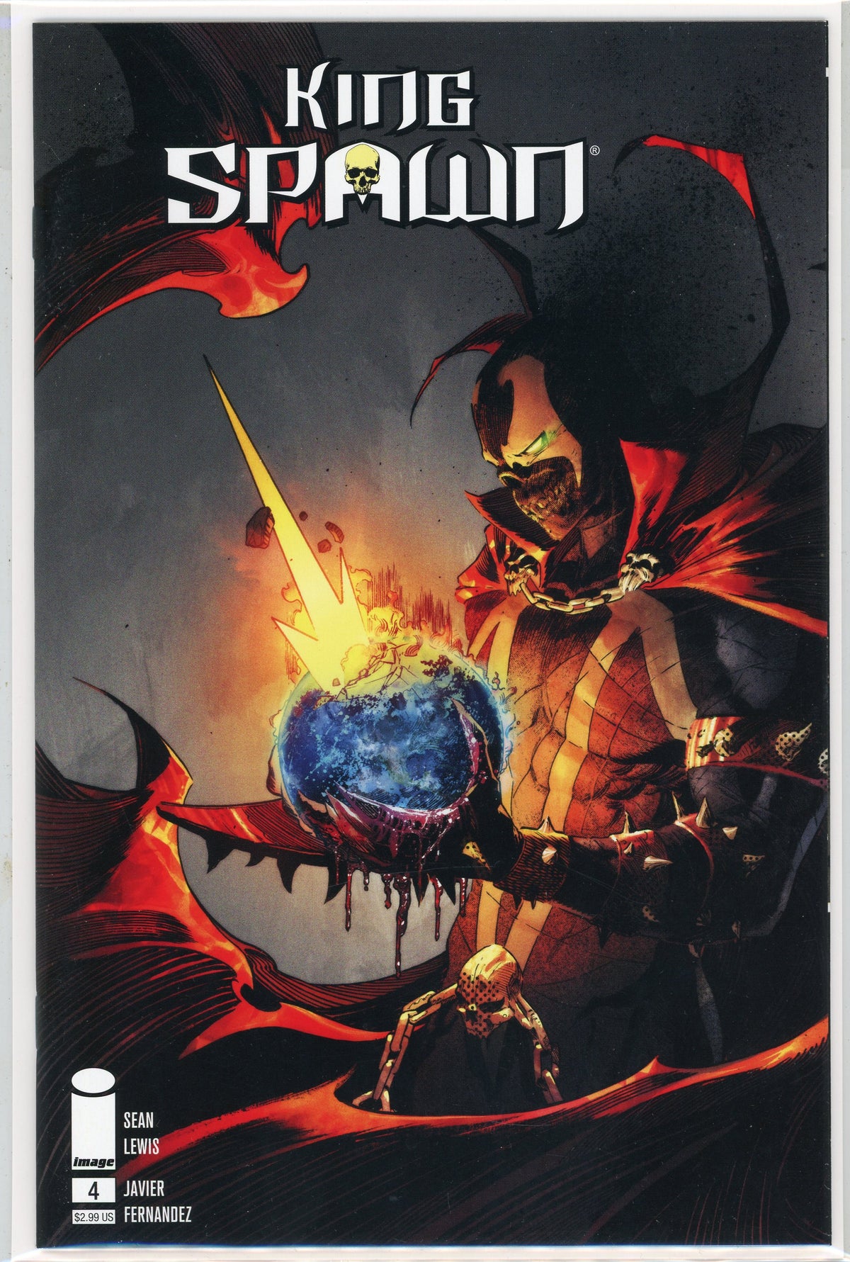 KING SPAWN #4 NM ASTONISHING COVER GREAT COLOR PALETTE