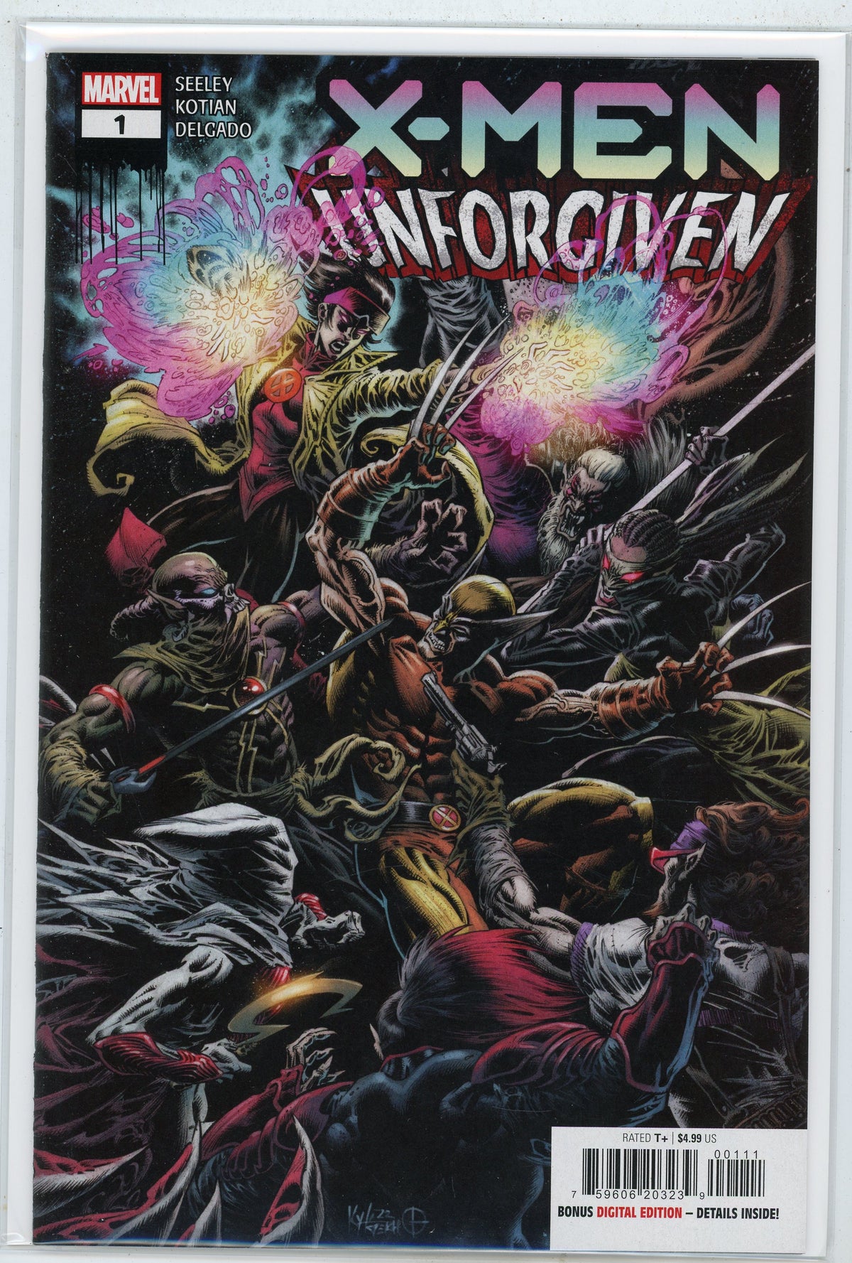 X-MEN UNFORGIVEN #1 NM DAZZLING COVER SEELEY WORK AMAZING GLOSS