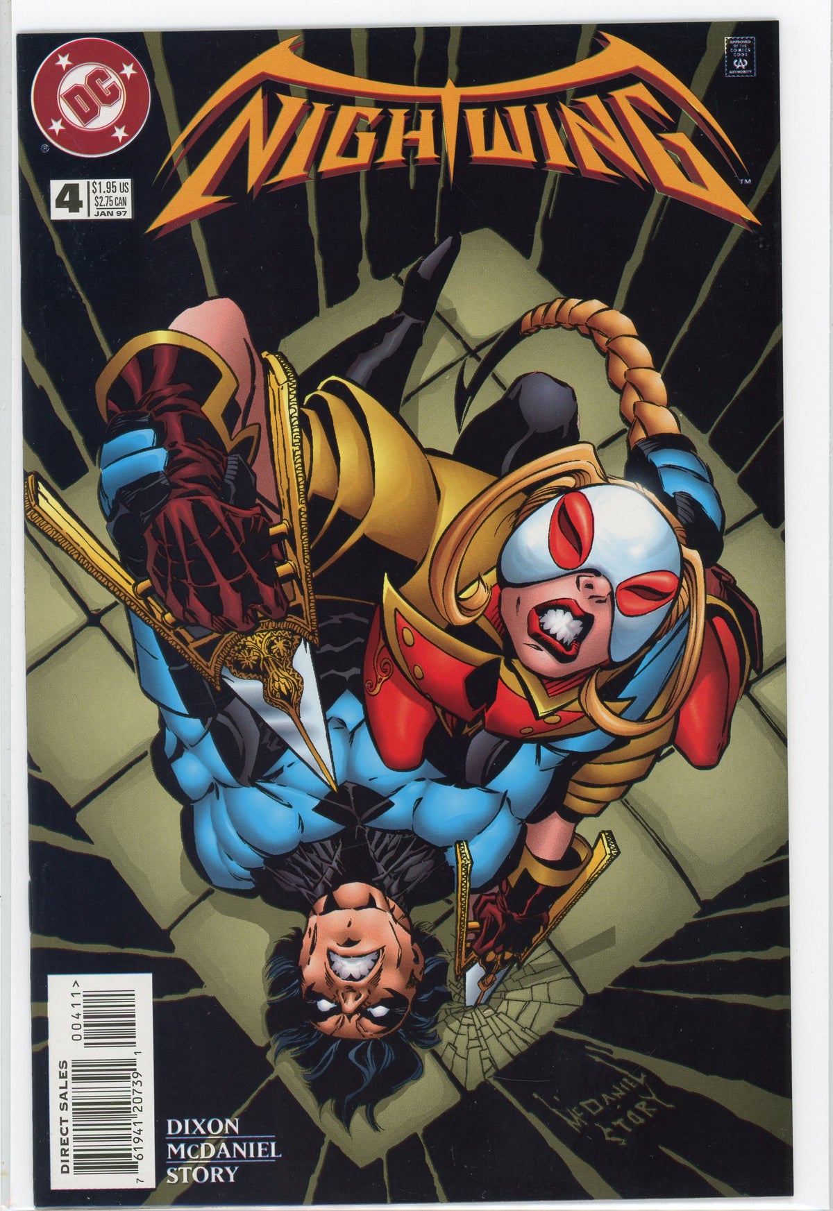 NIGHTWING #4 NM EXCEPTIONAL SHEEN DRAMATIC COVER GEM