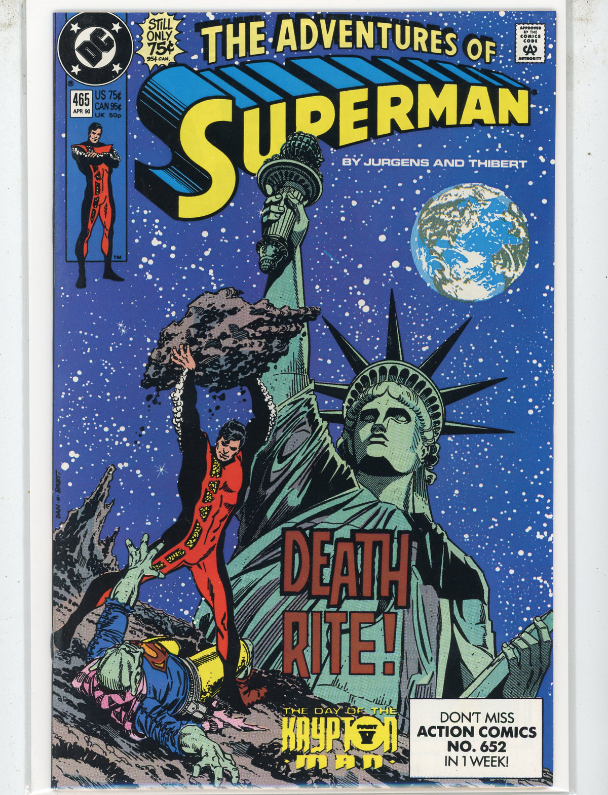 Adventures of Superman #465 (1990) DC Comics
