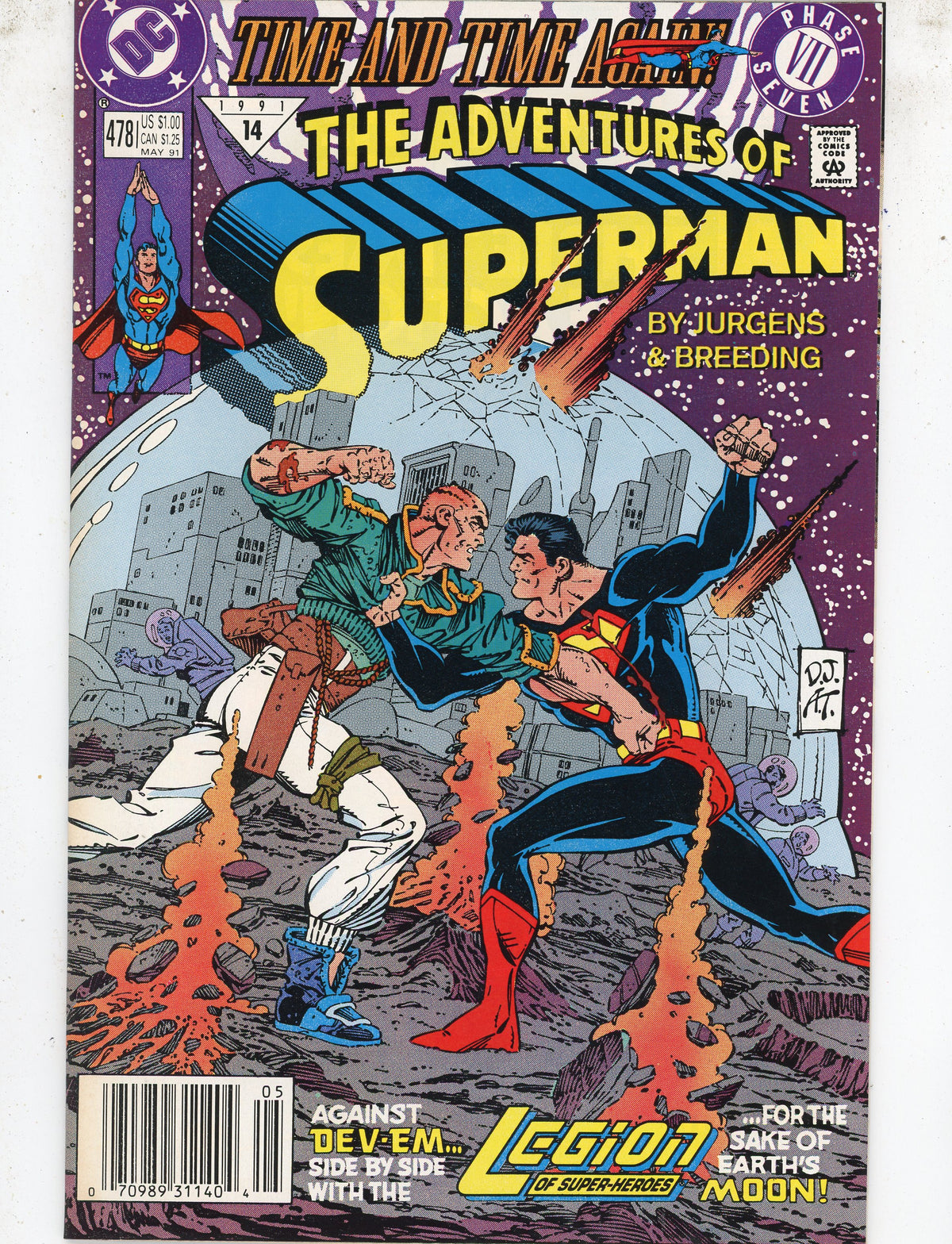 Adventures of Superman #478 (1991) DC Comics – Time and Time Again