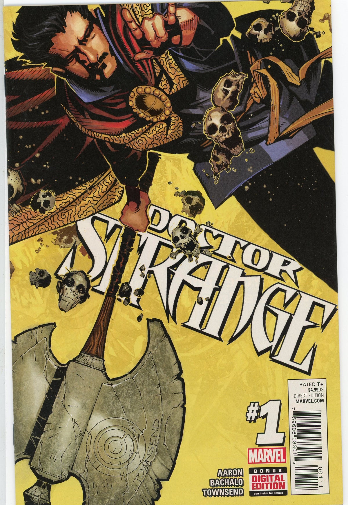 DOCTOR STRANGE #1 NM AARON WORK COMPELLING COVER NICE SHEEN