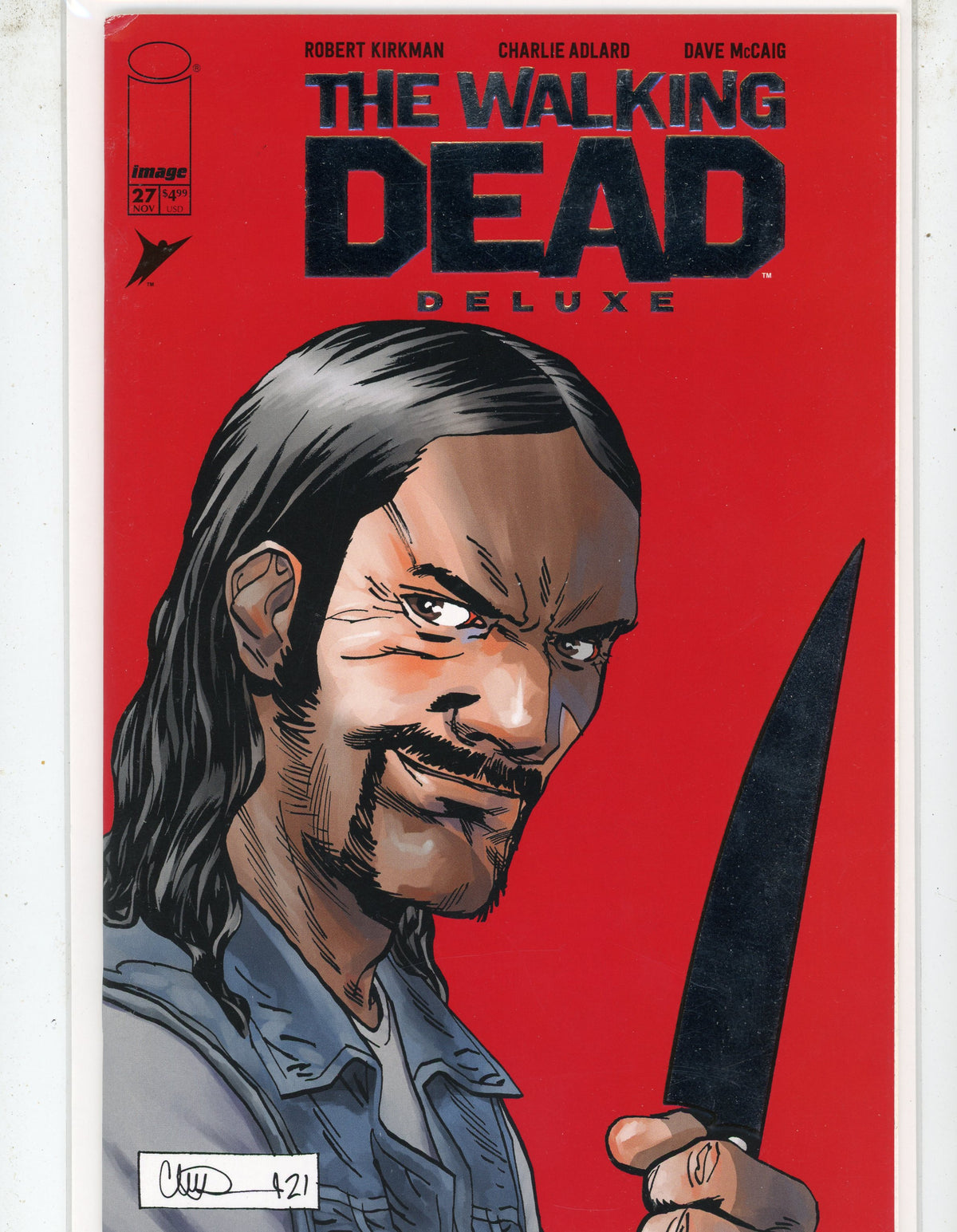 Walking Dead Deluxe #27 (2022) Image Comics – Local Comic Shop Day Silver Foil Variant