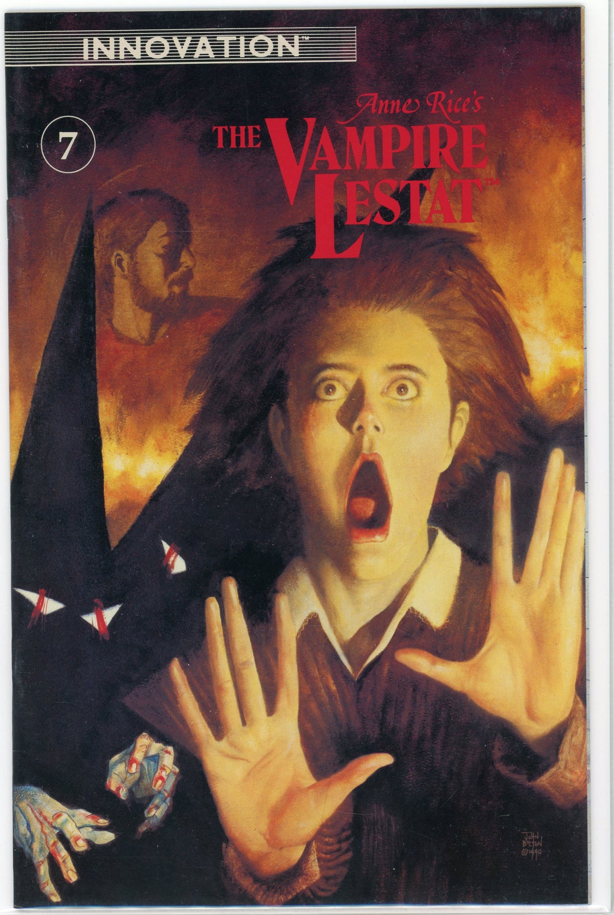 ANNE RICES THE VAMPIRE LESTAT #7 NM TERRIFYING COVER WONDROUS GLOSS