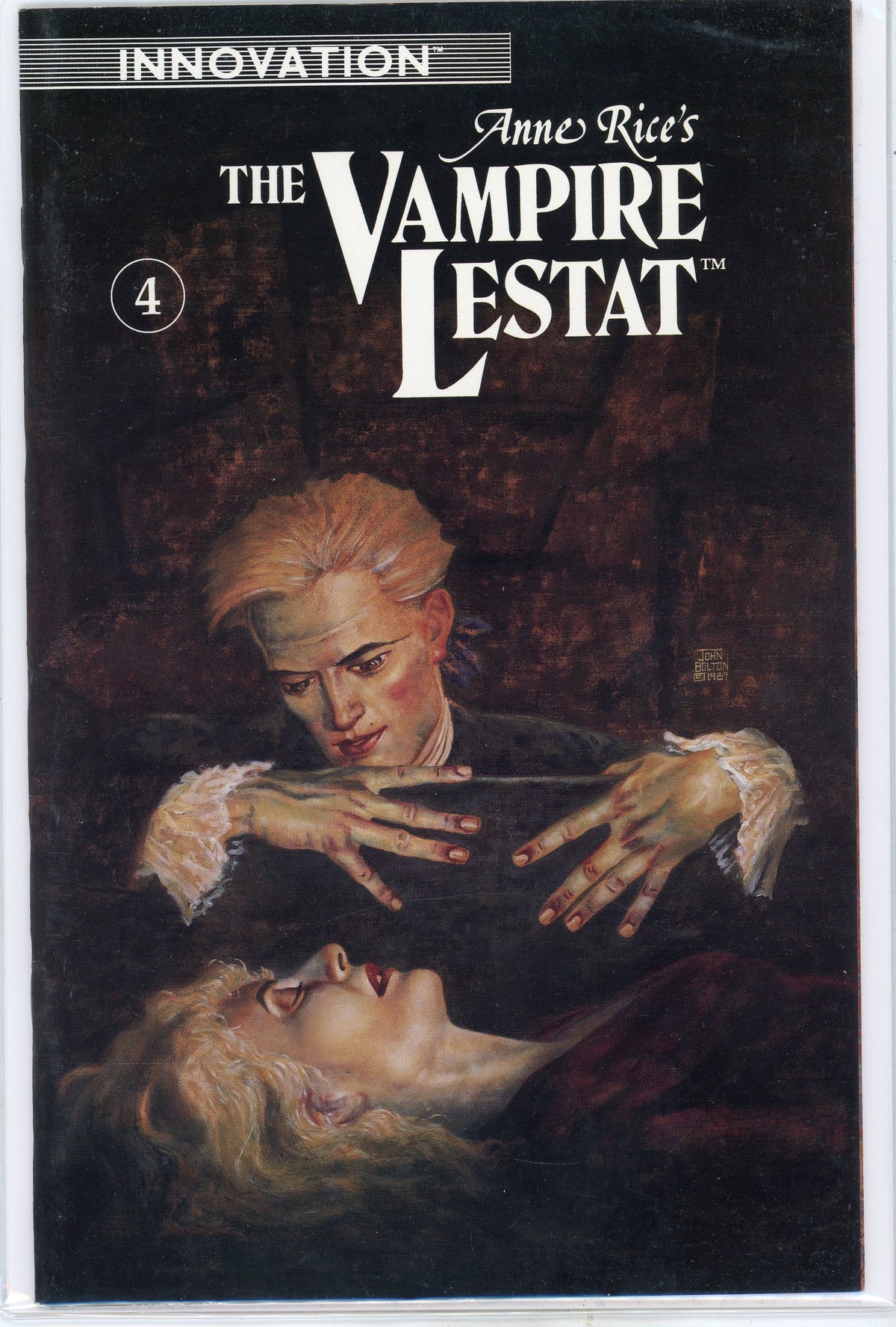 ANNE RICES THE VAMPIRE LESTAT #4 NM TERRIFYING COVER TERRIFIC GLOSS