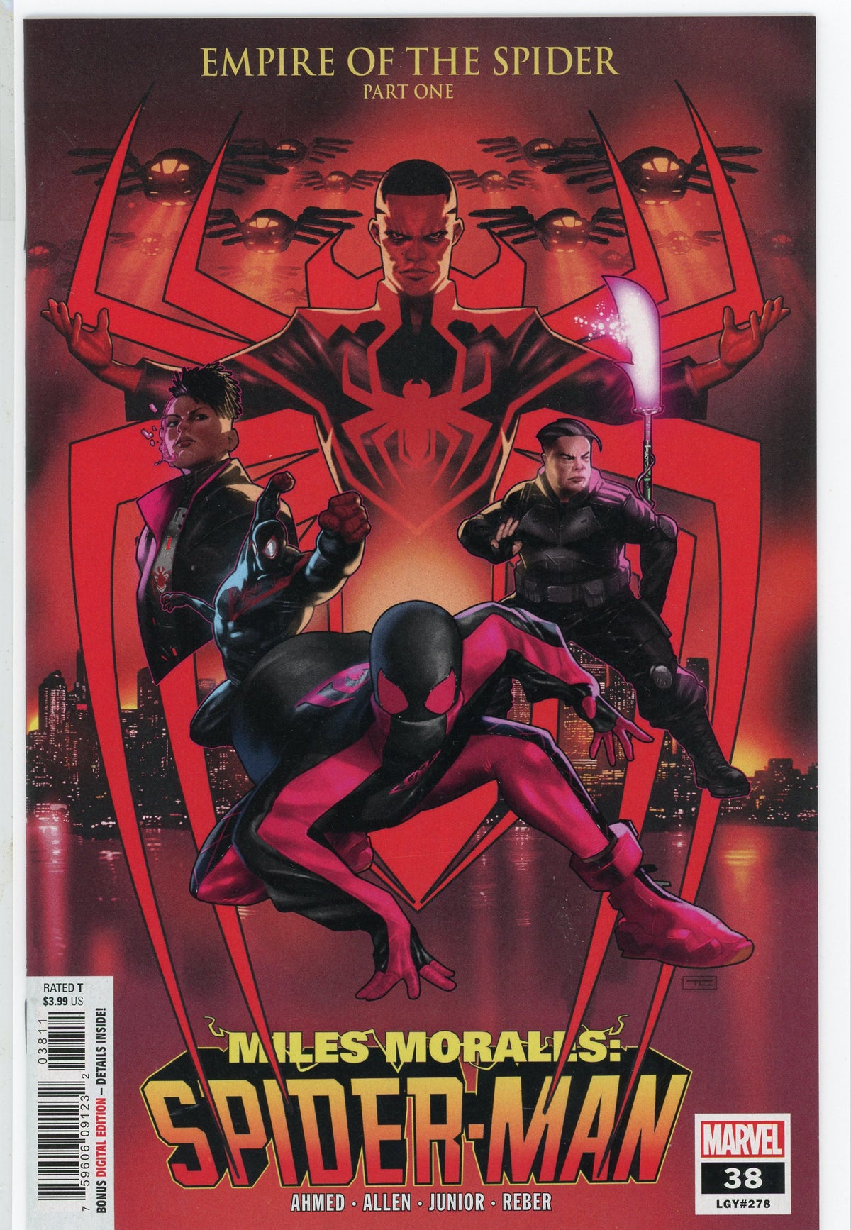 MILES MORALES SPIDERMAN #38 NM GREAT RED TONE COVER KILLER GLOSS
